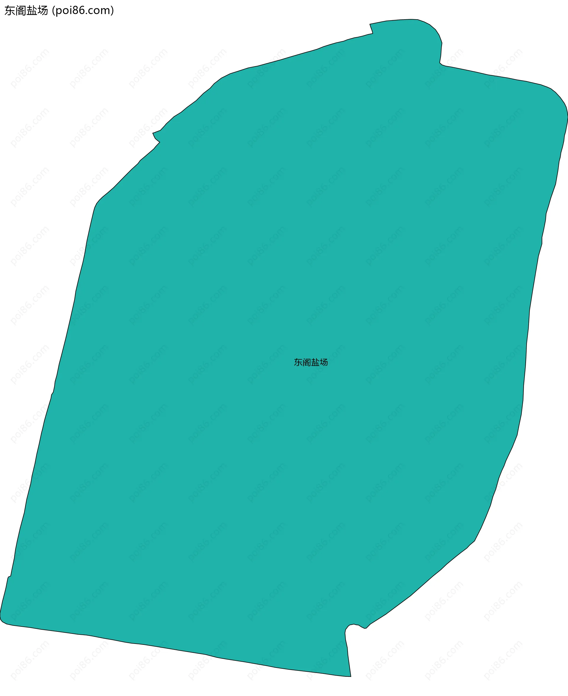 东阁盐场边界地图