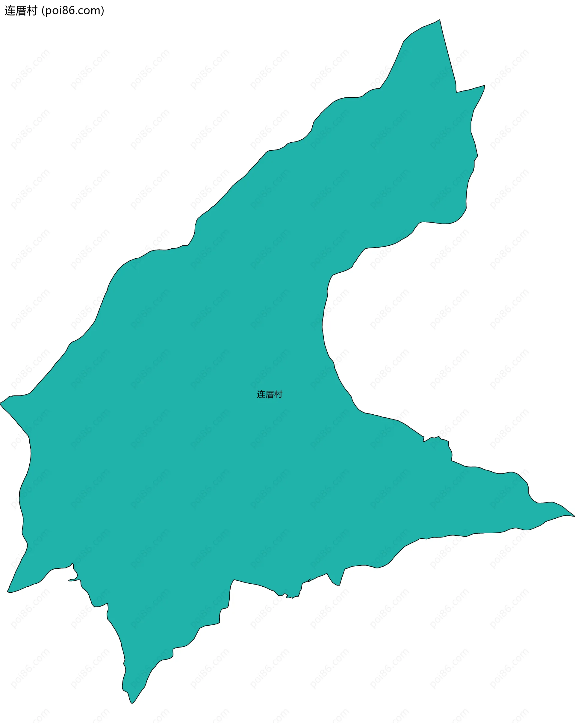 连厝村边界地图