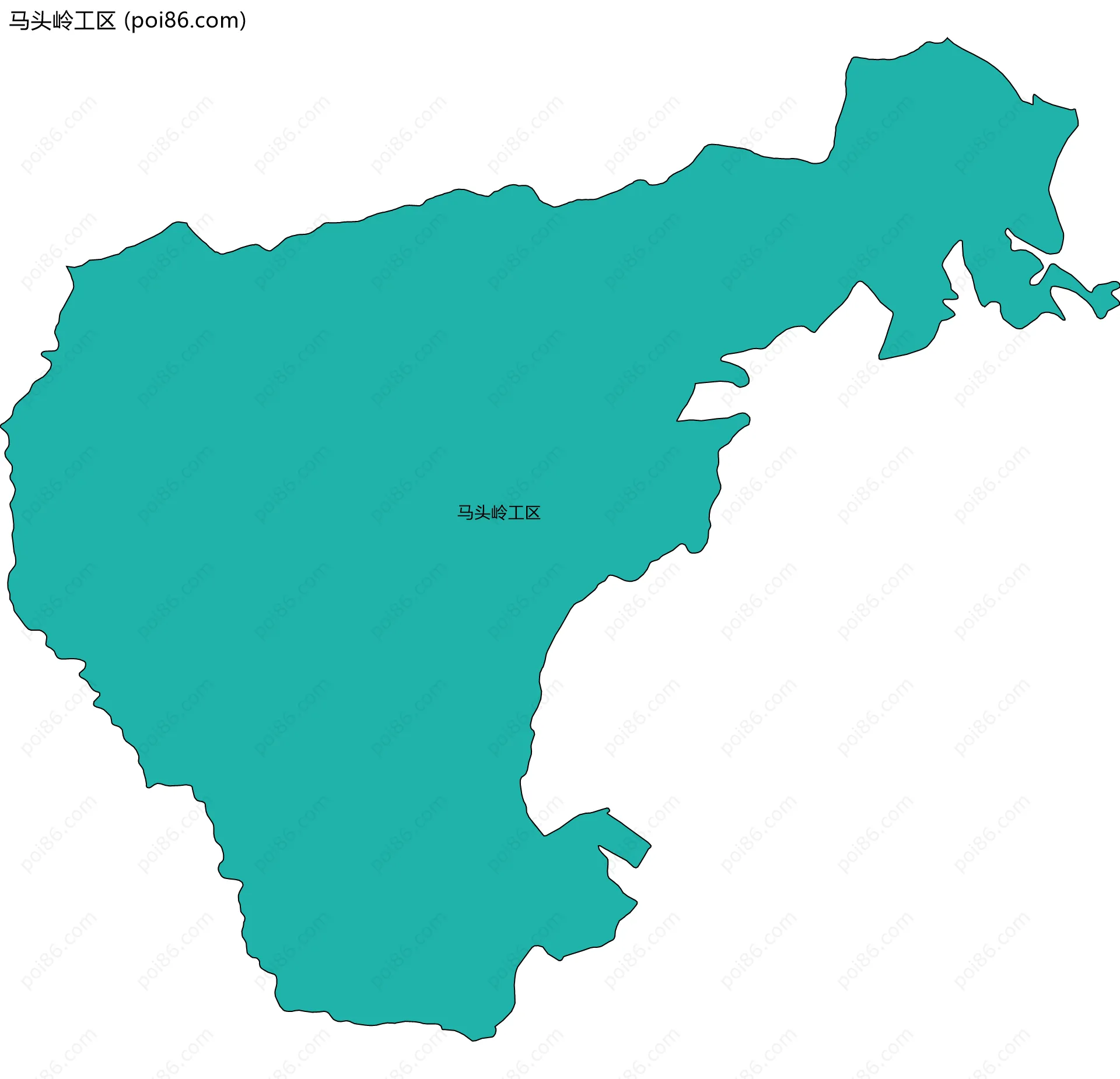 马头岭工区边界地图
