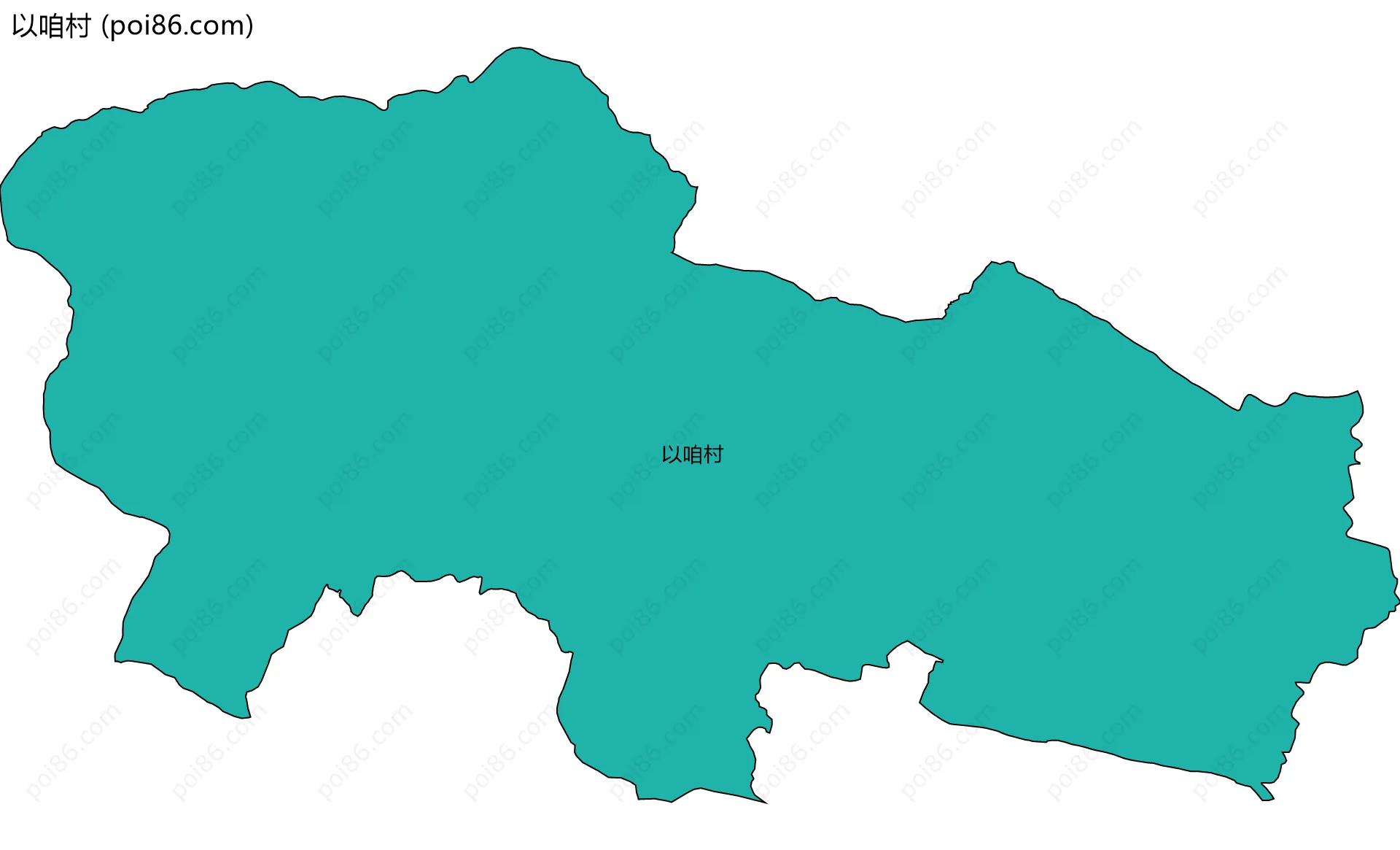 以咱村边界地图
