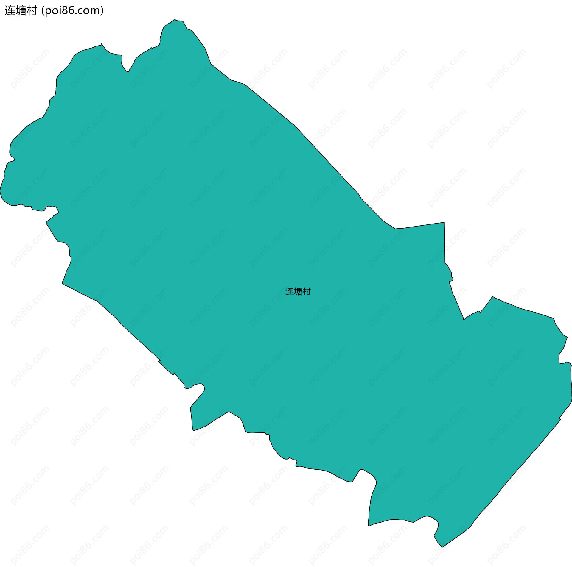 连塘村边界地图