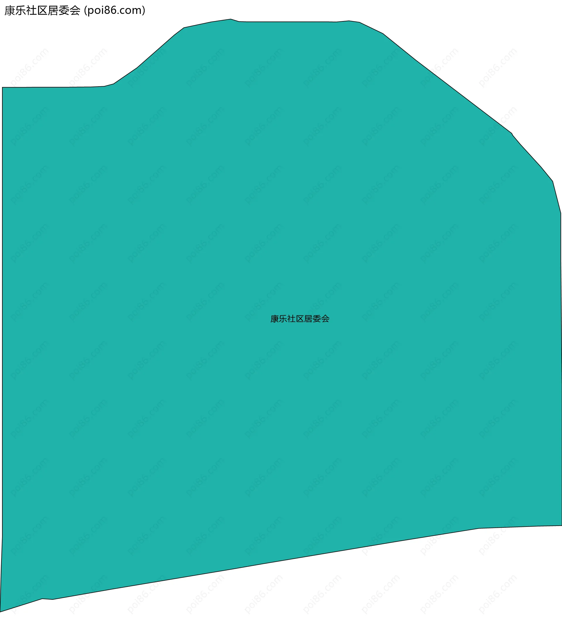 康乐社区居委会边界地图