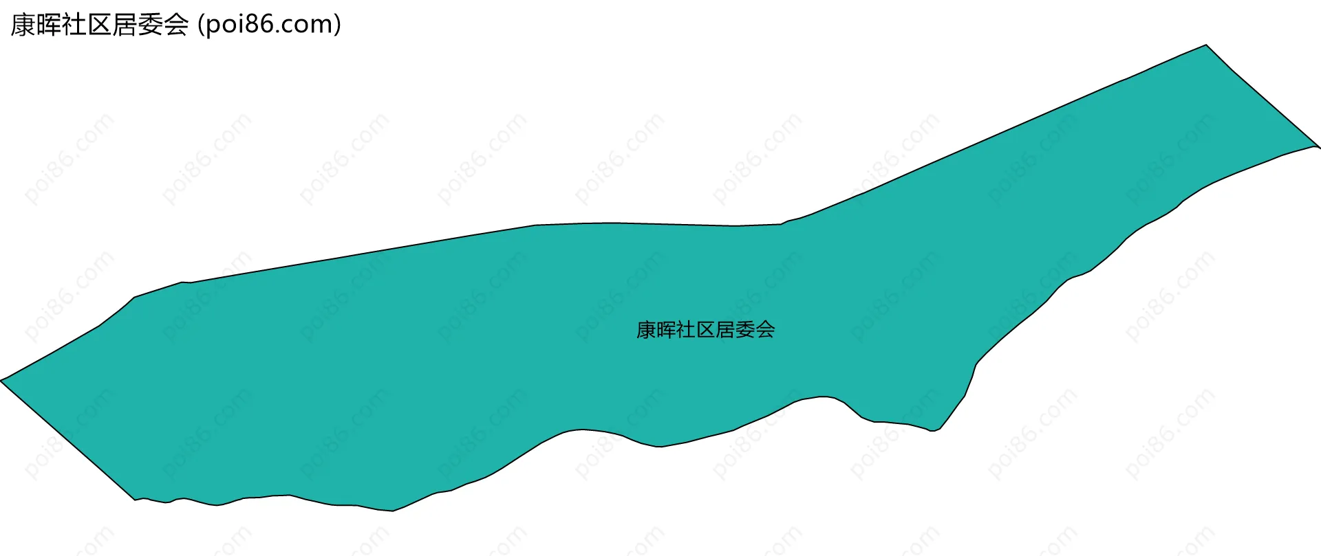 康晖社区居委会边界地图