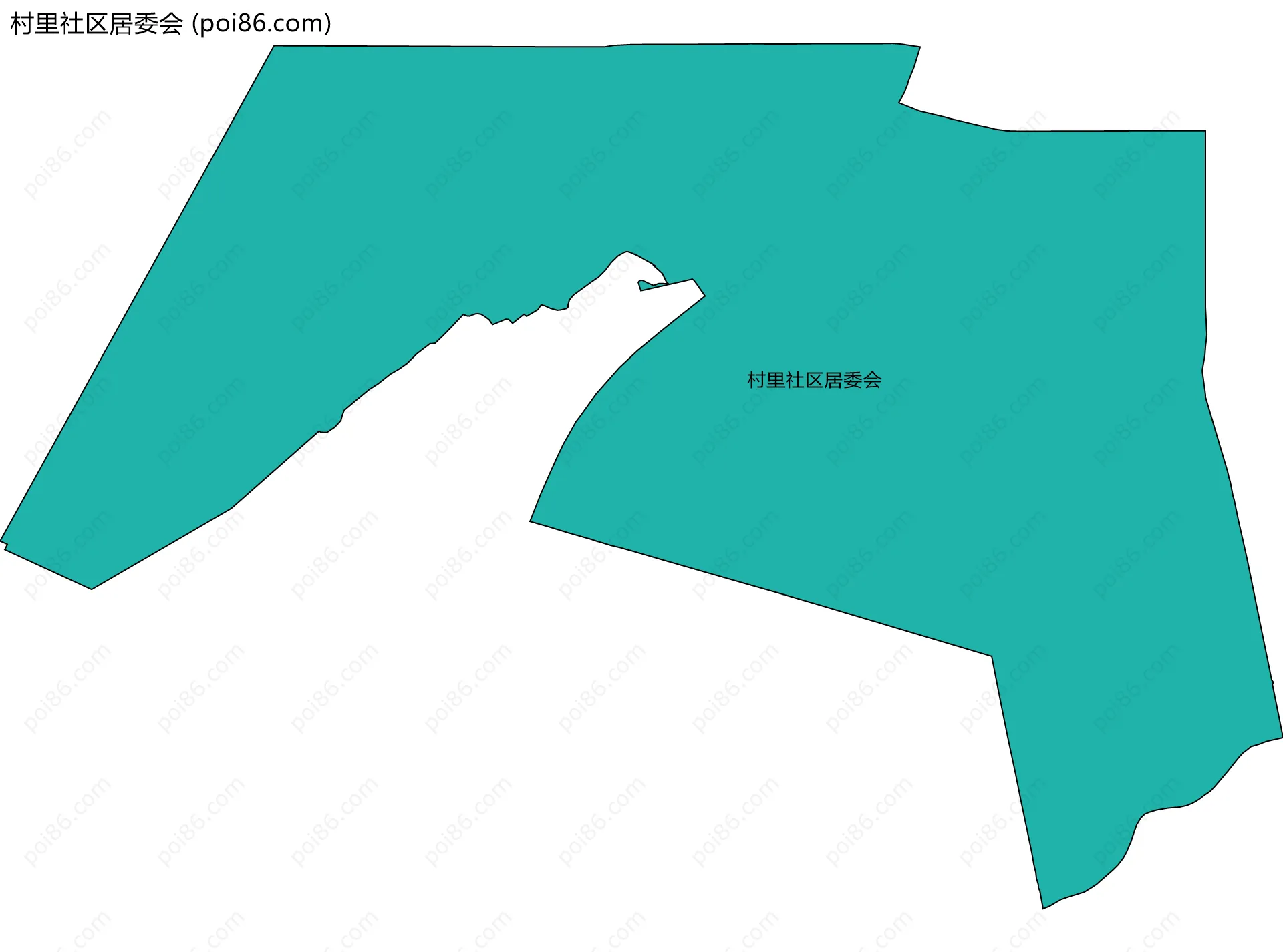 村里社区居委会边界地图
