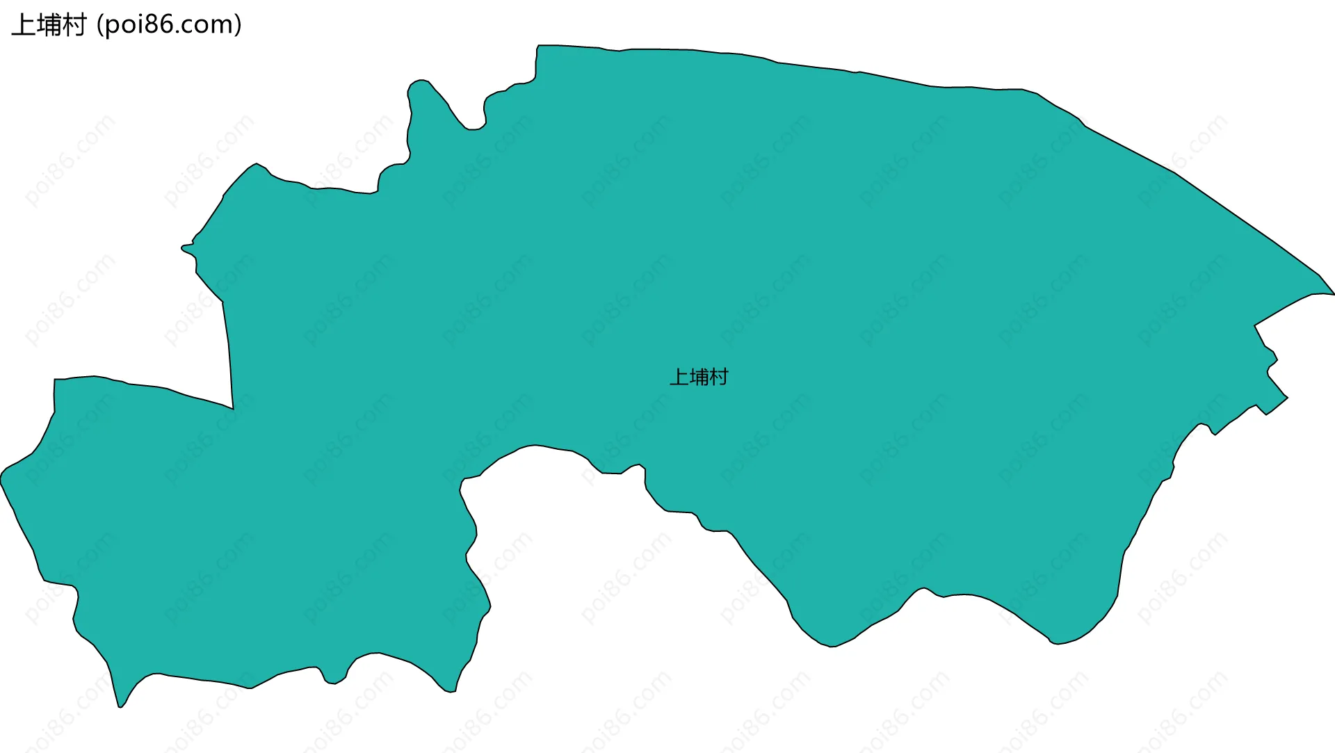 上埔村边界地图