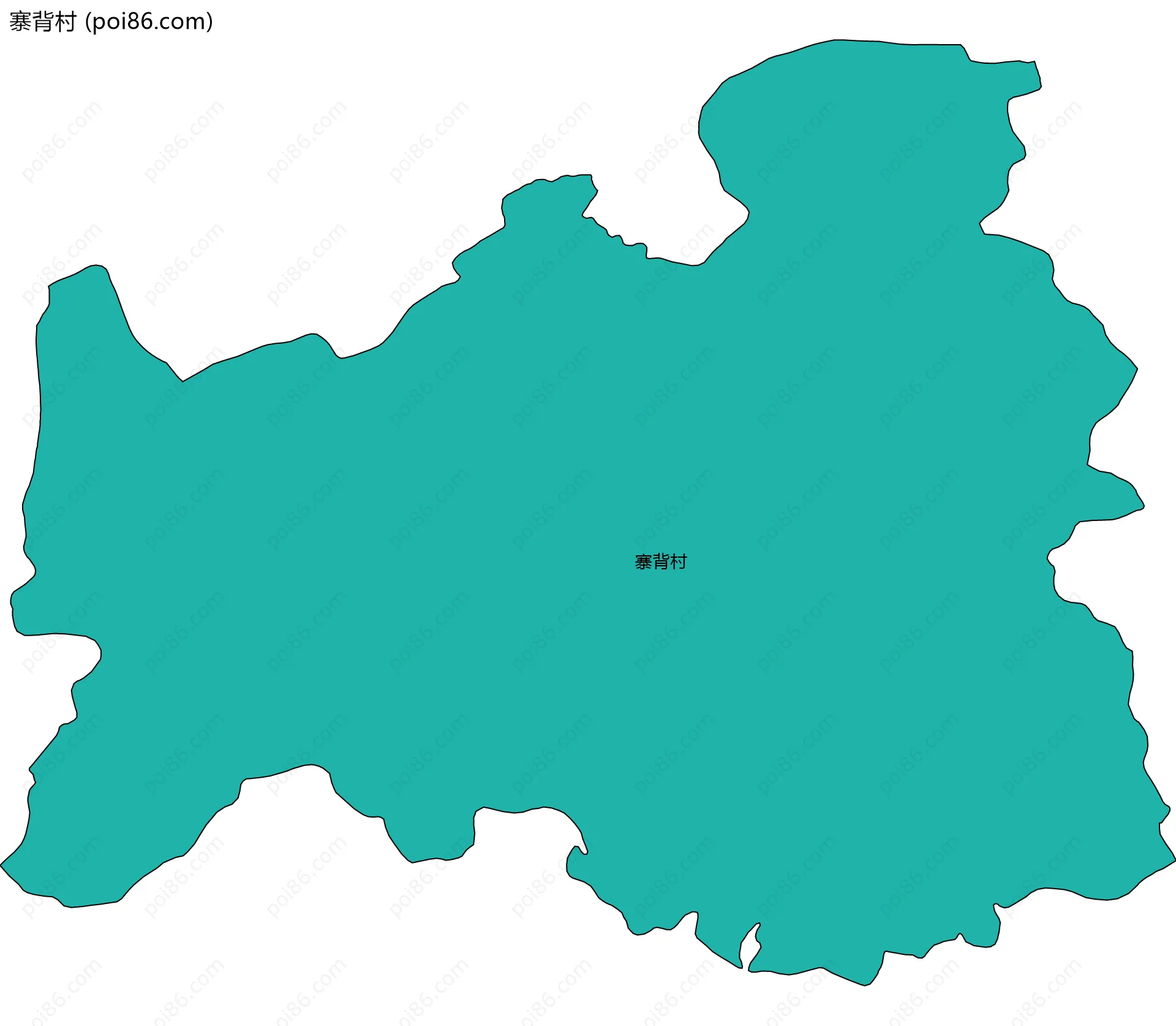 寨背村边界地图