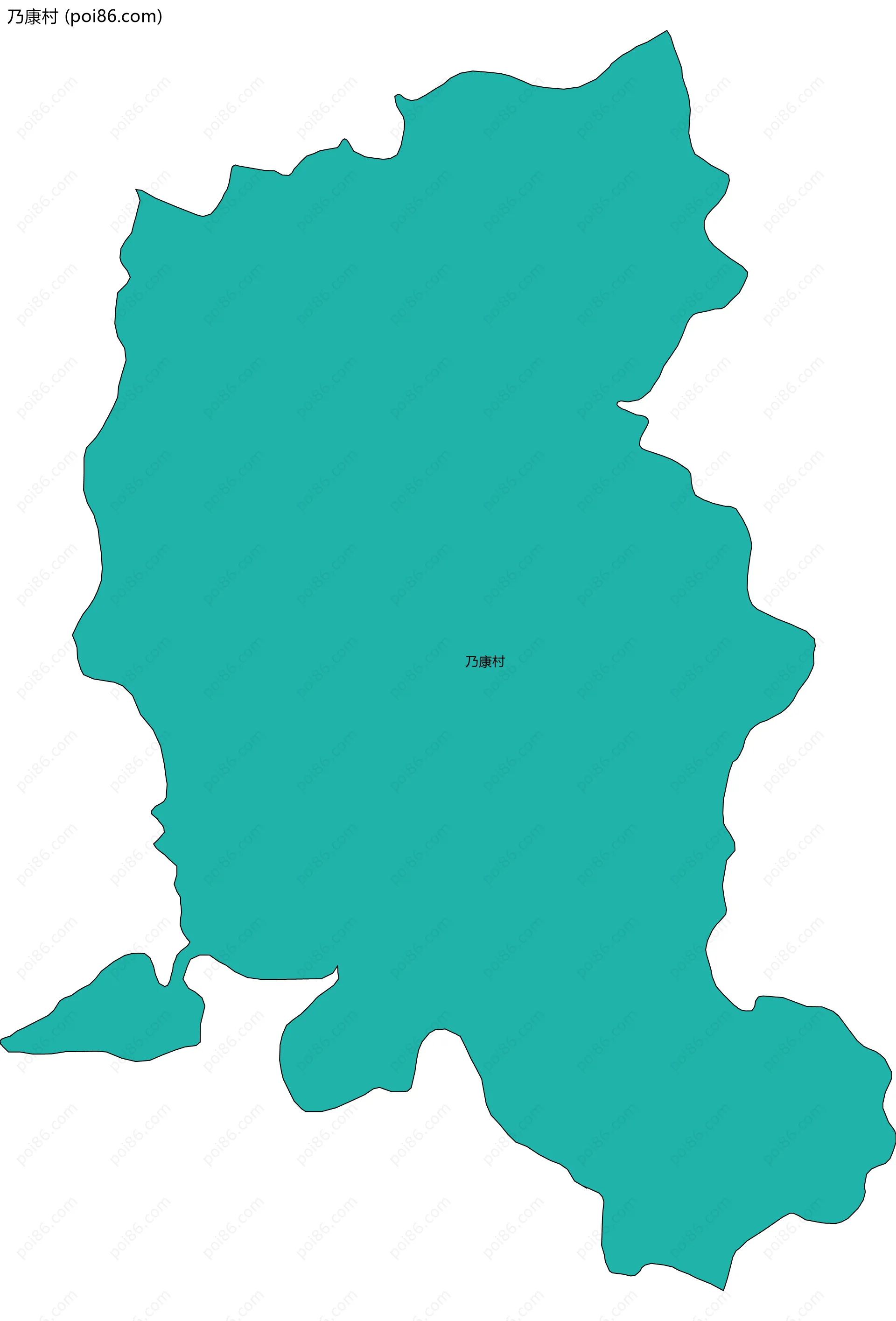 乃康村边界地图