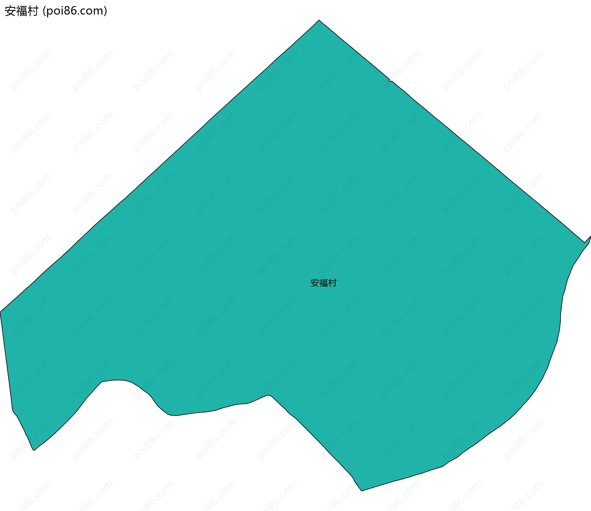 安福村边界地图