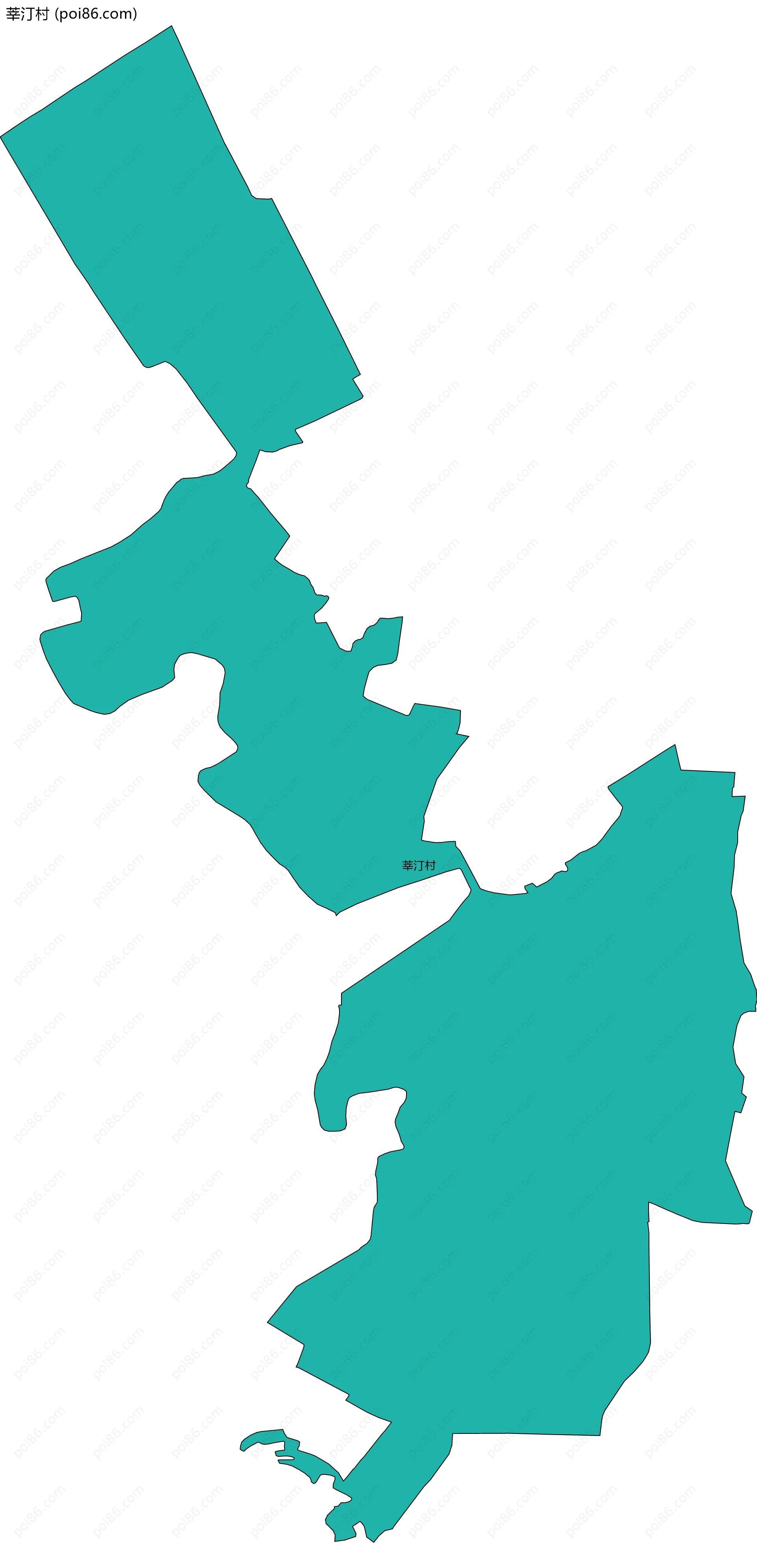 莘汀村边界地图