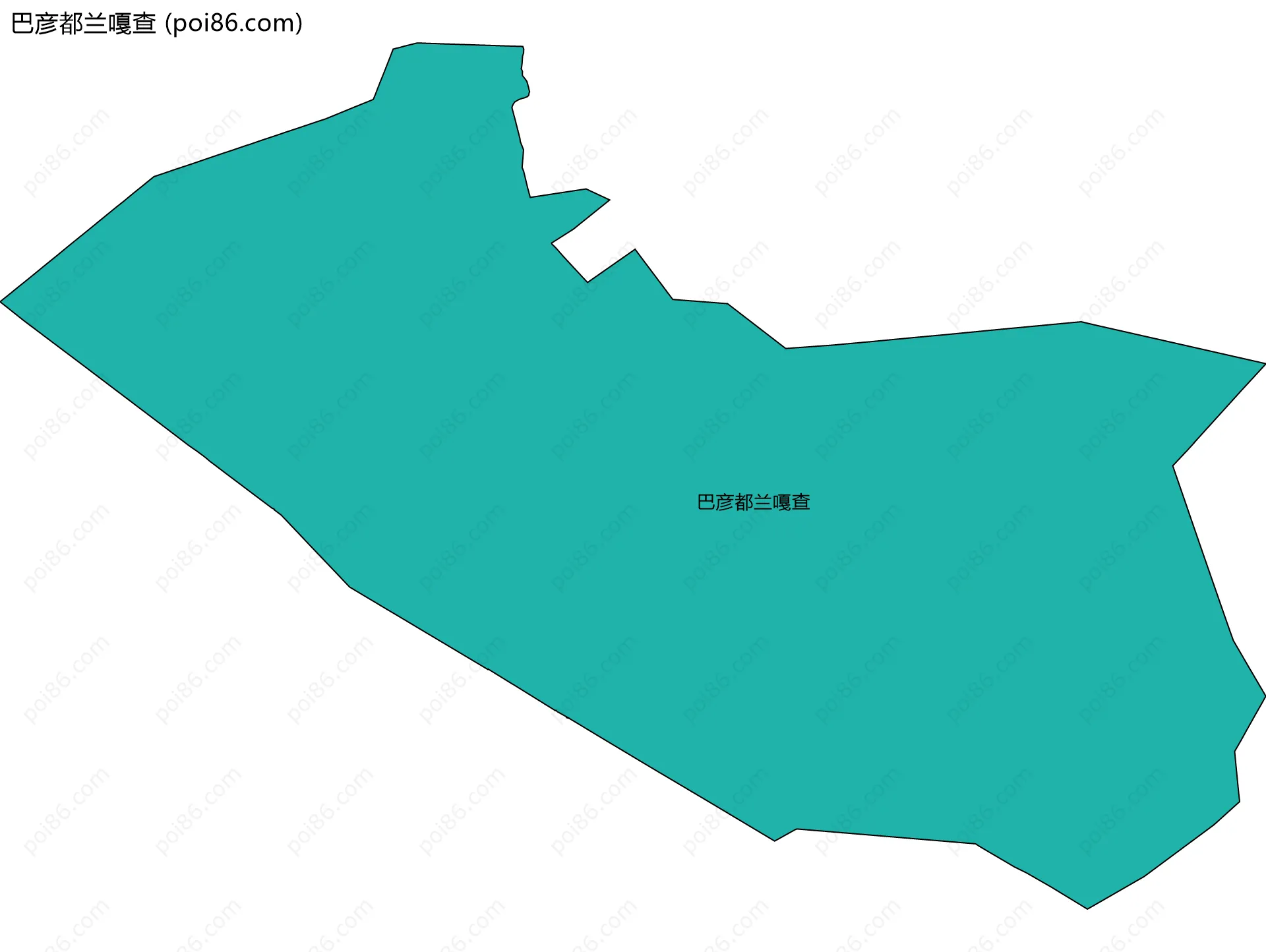 巴彦都兰嘎查边界地图