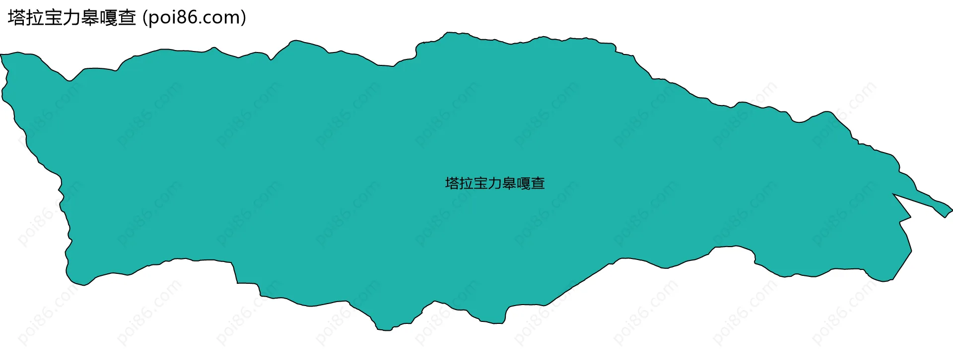 塔拉宝力皋嘎查边界地图