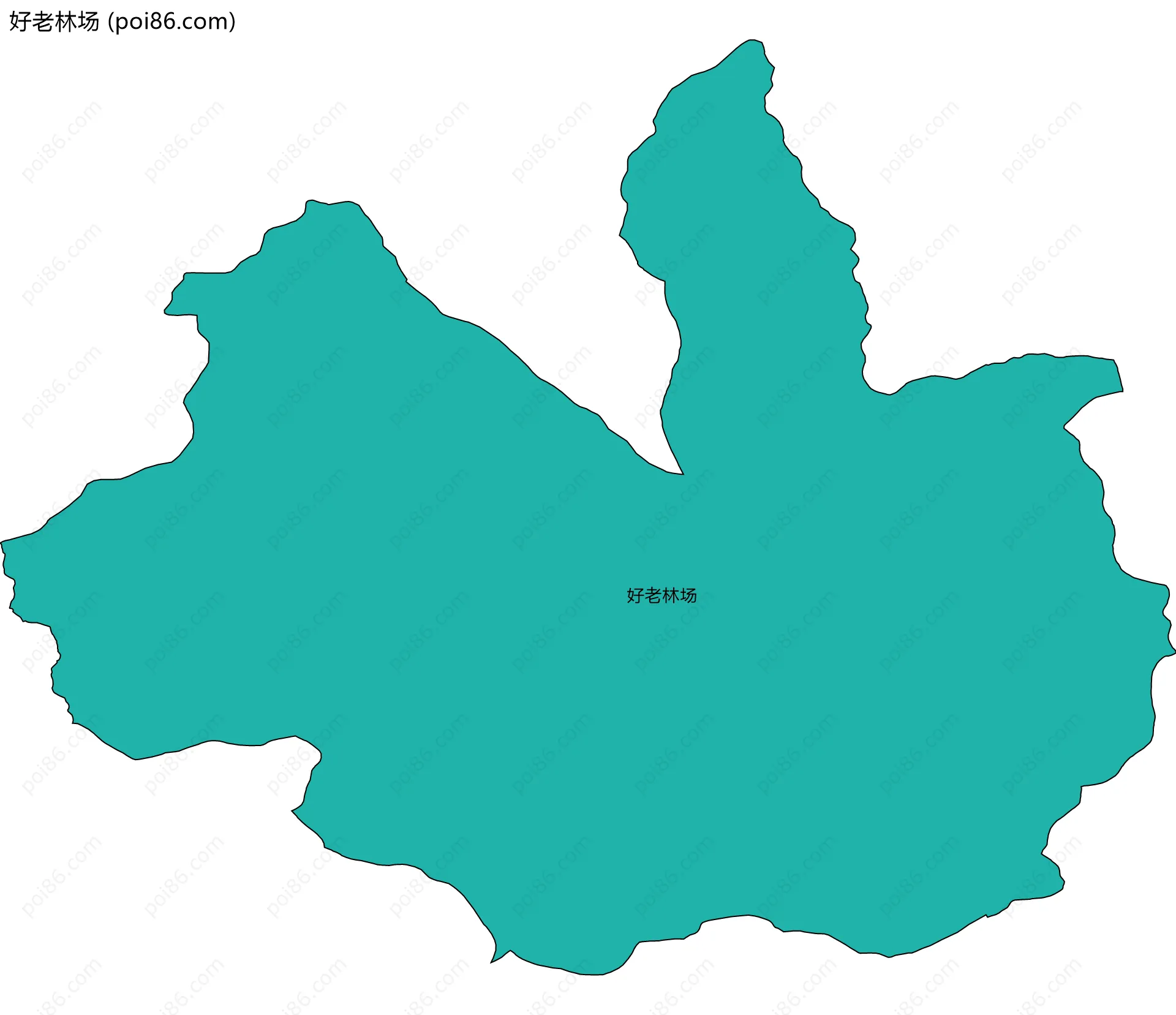 好老林场边界地图