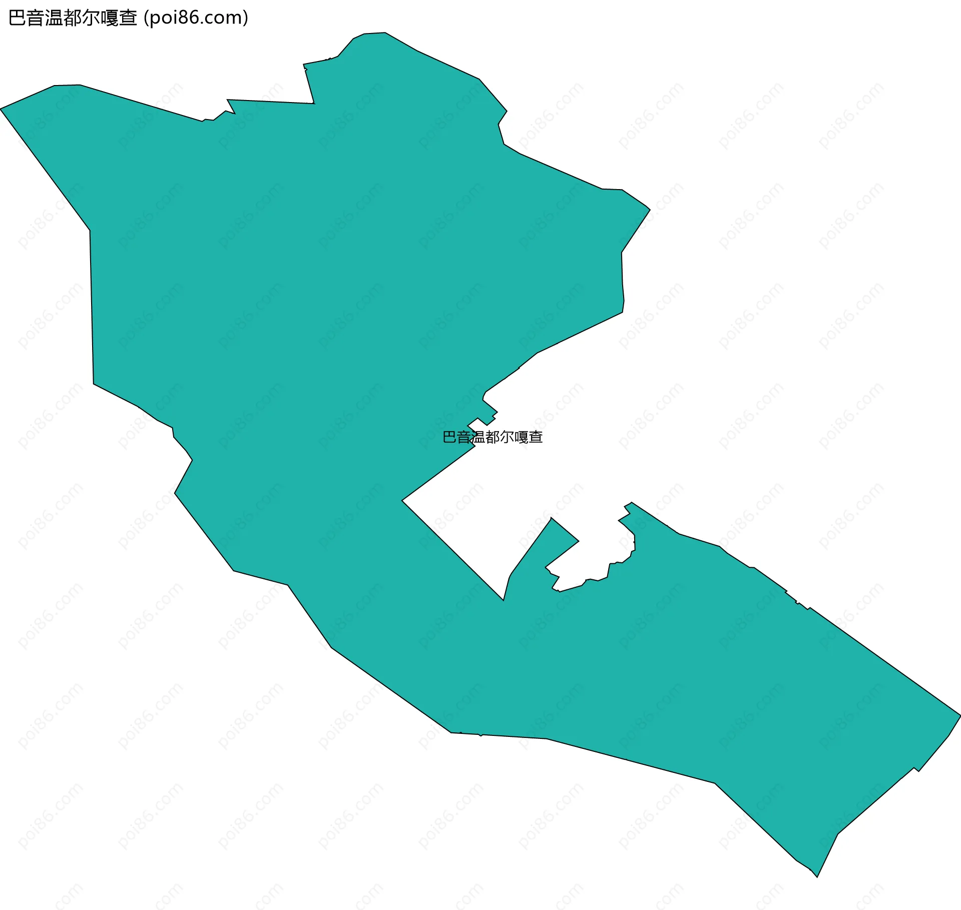 巴音温都尔嘎查边界地图