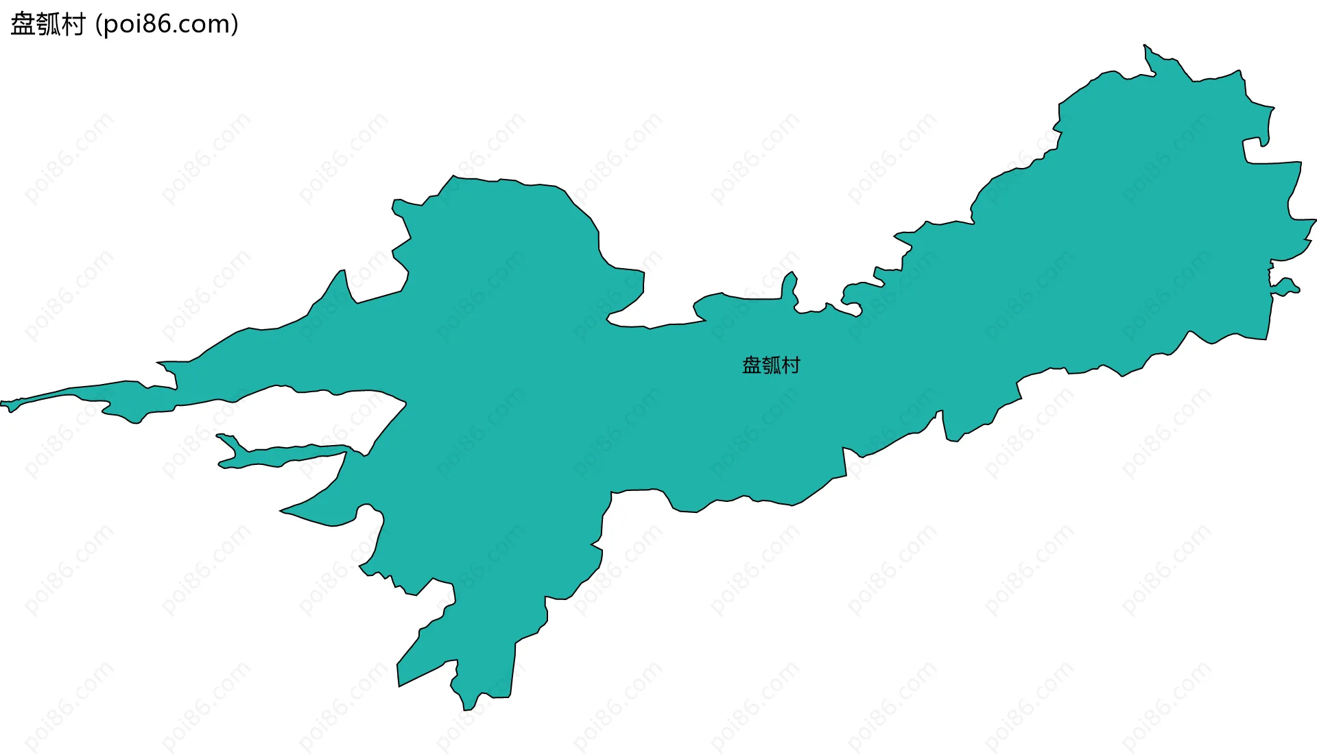 盘瓠村边界地图