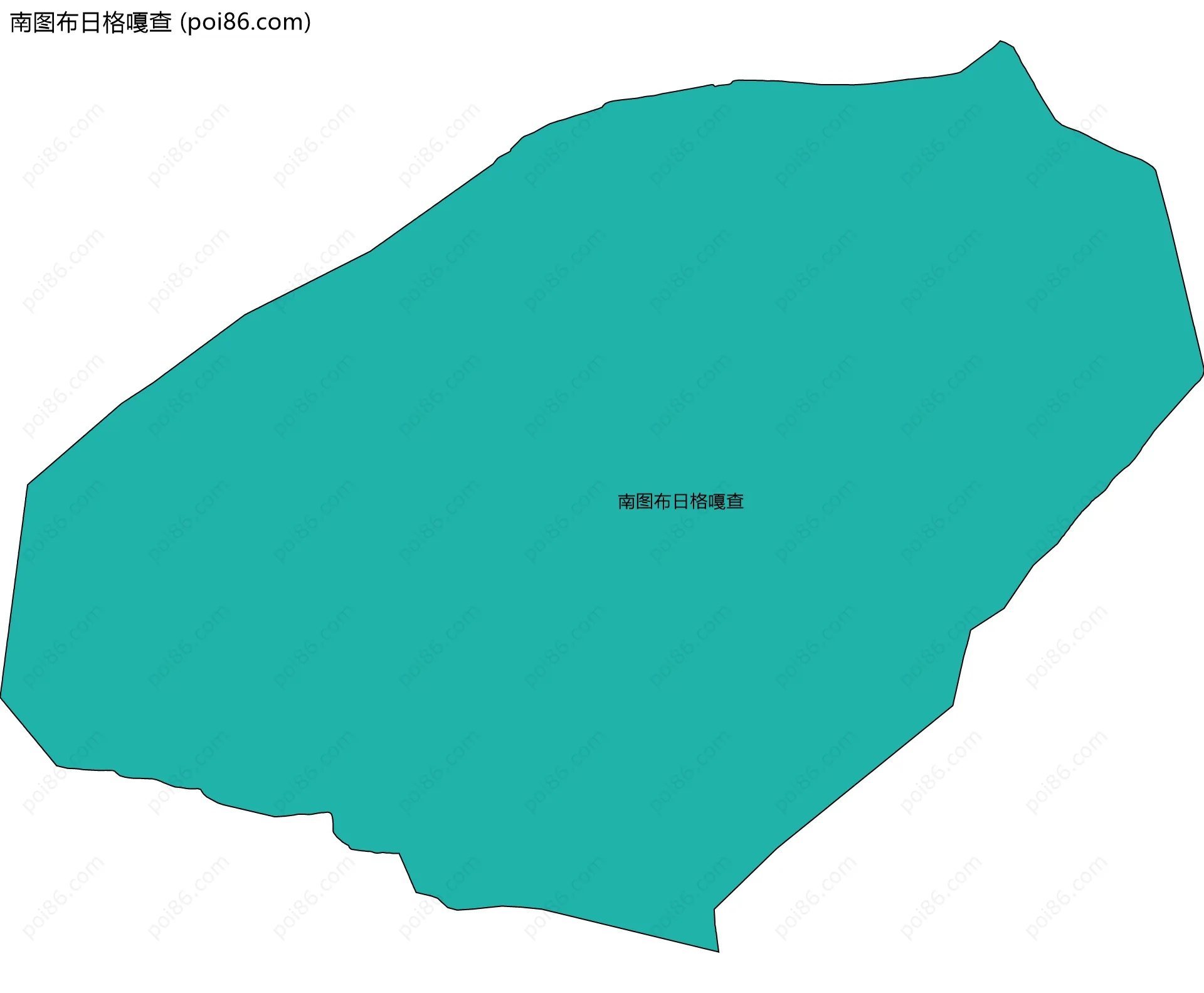 南图布日格嘎查边界地图