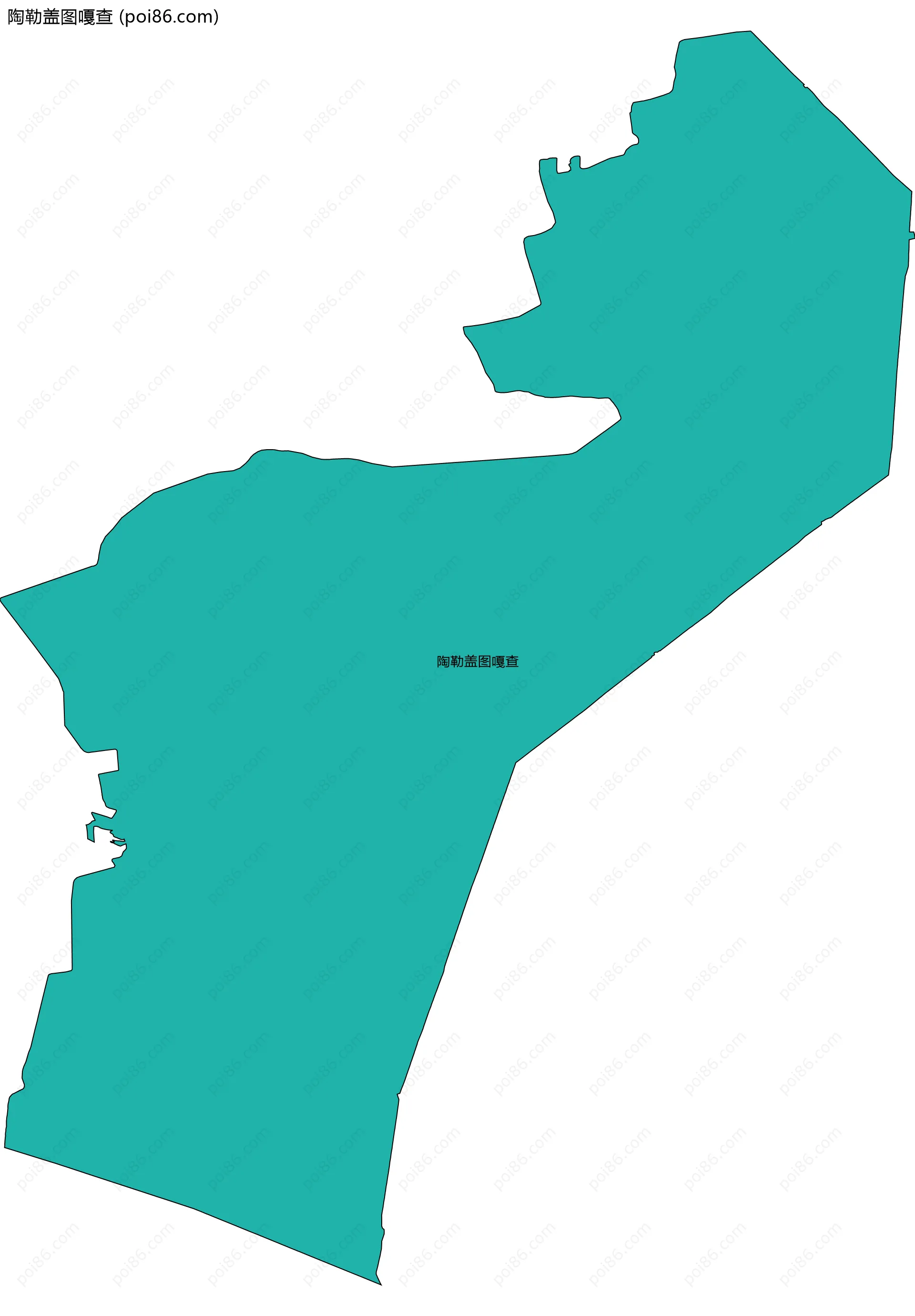 陶勒盖图嘎查边界地图