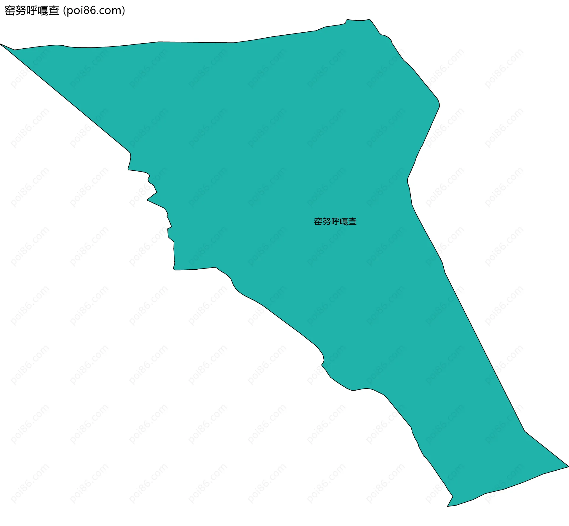 窑努呼嘎查边界地图