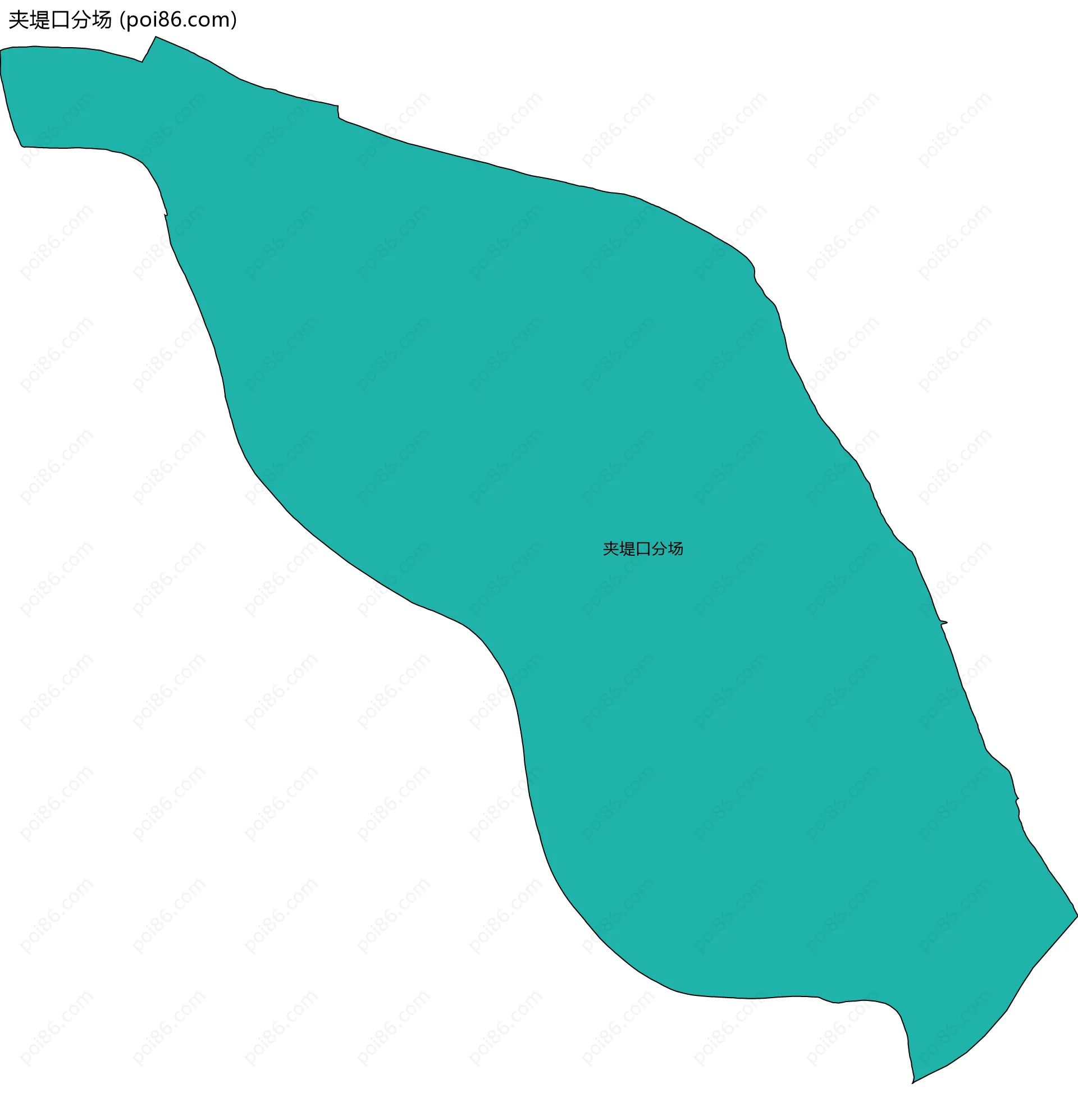 夹堤口分场边界地图