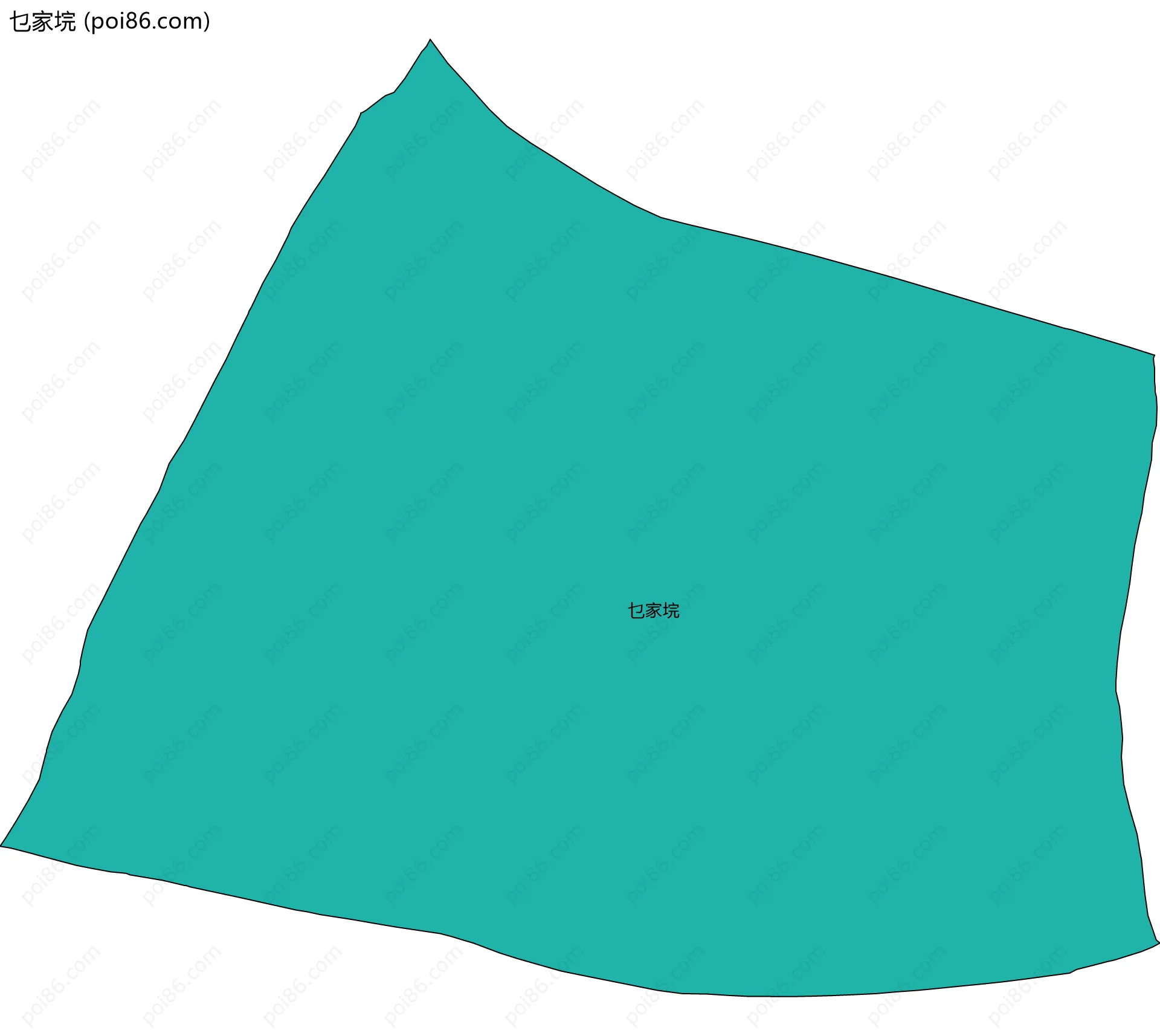 乜家垸边界地图