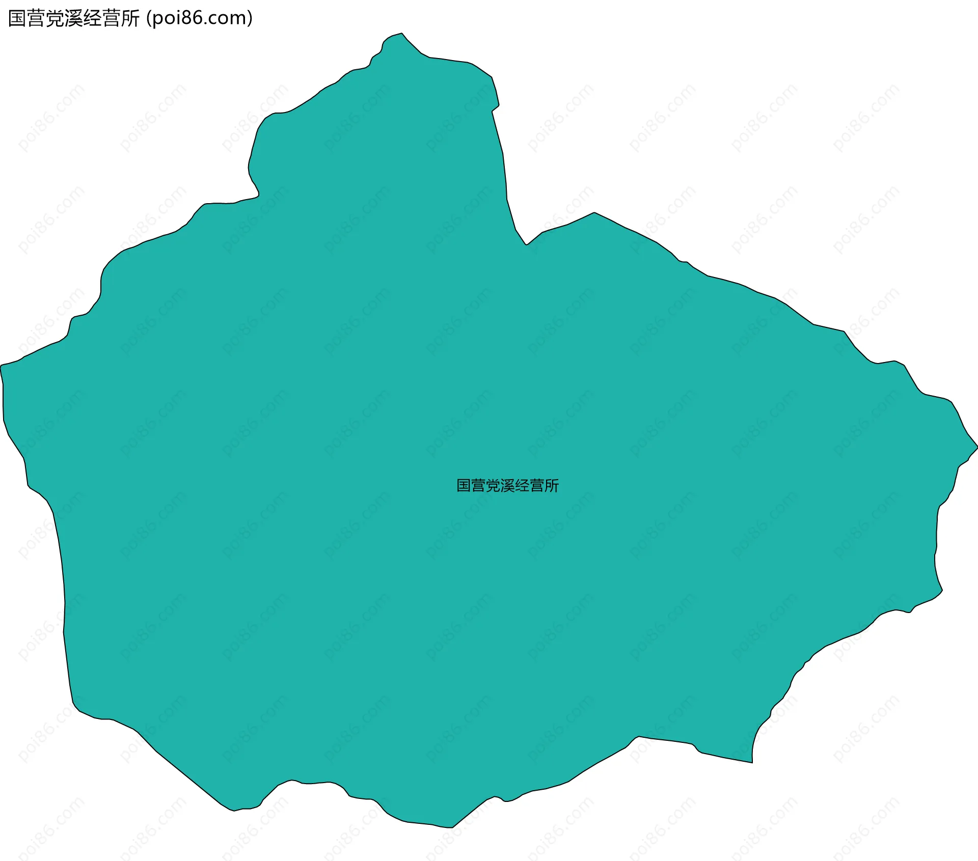国营党溪经营所边界地图