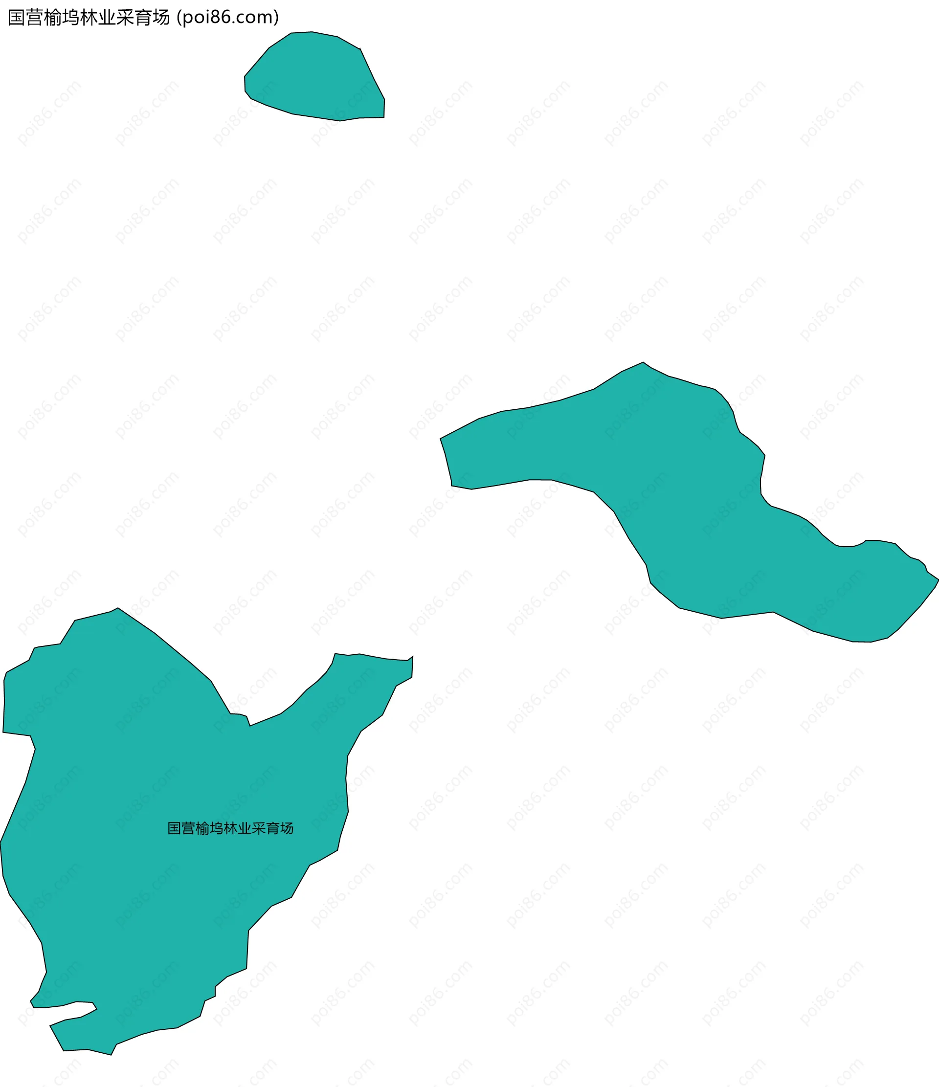 国营榆坞林业采育场边界地图