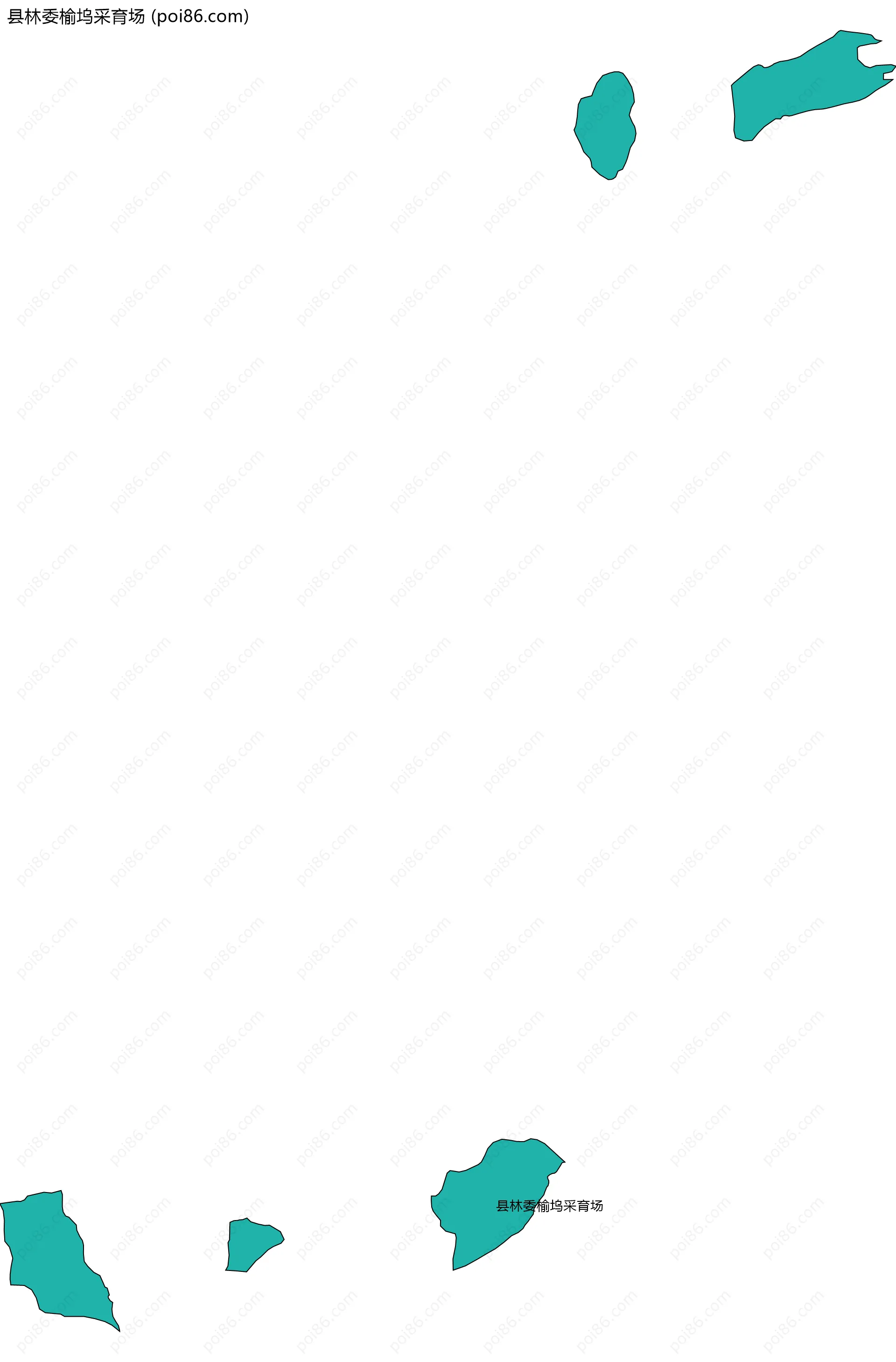 县林委榆坞采育场边界地图