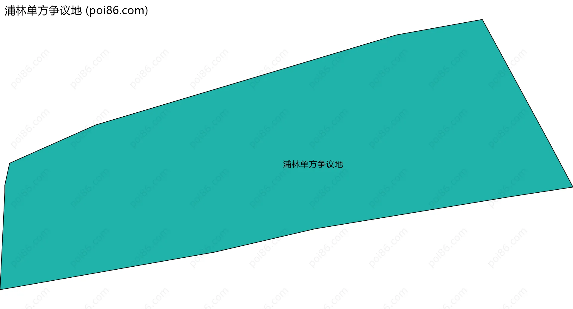 浦林单方争议地边界地图