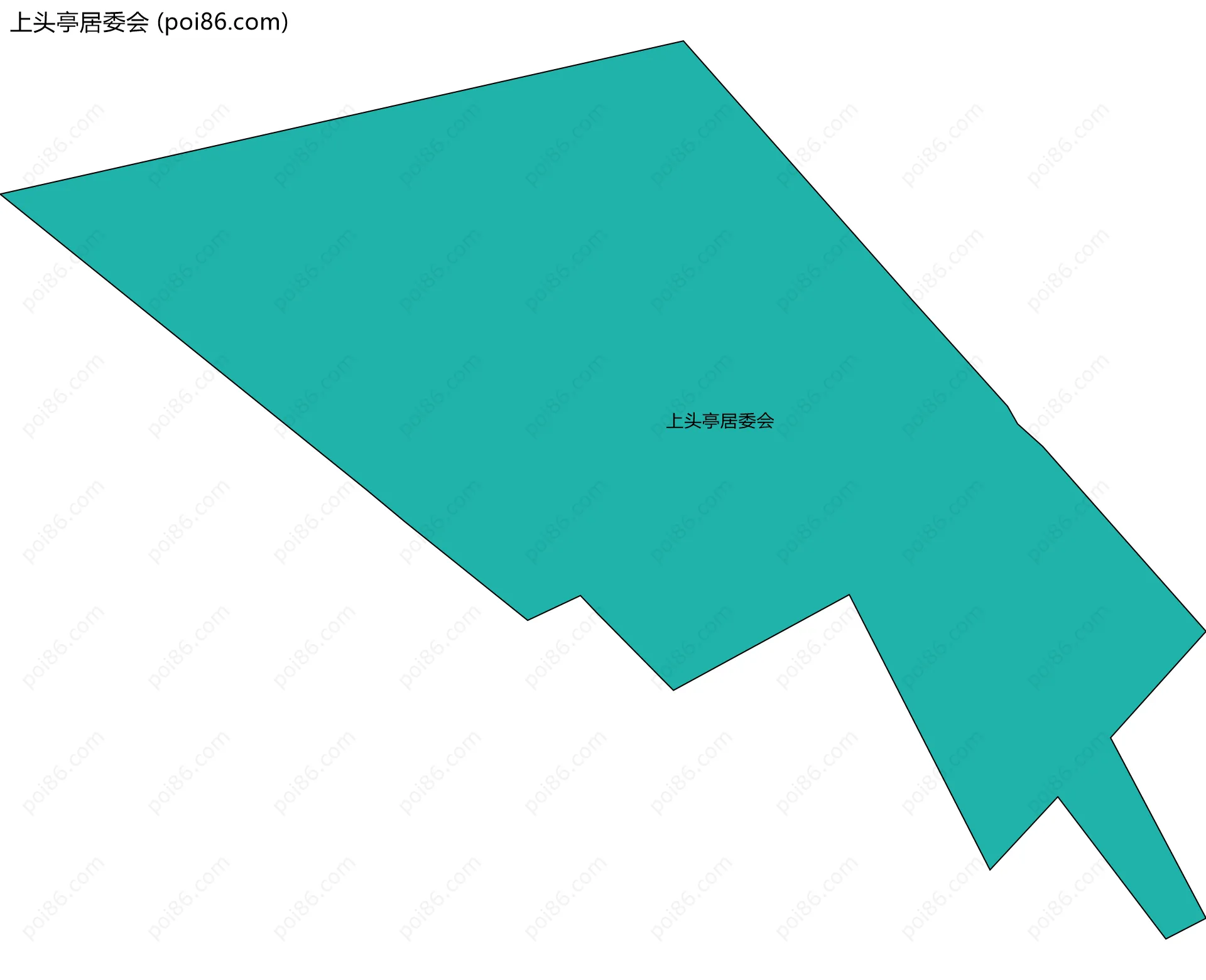 上头亭居委会边界地图