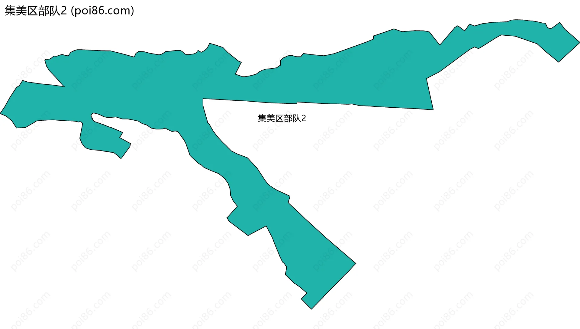 集美区部队2边界地图