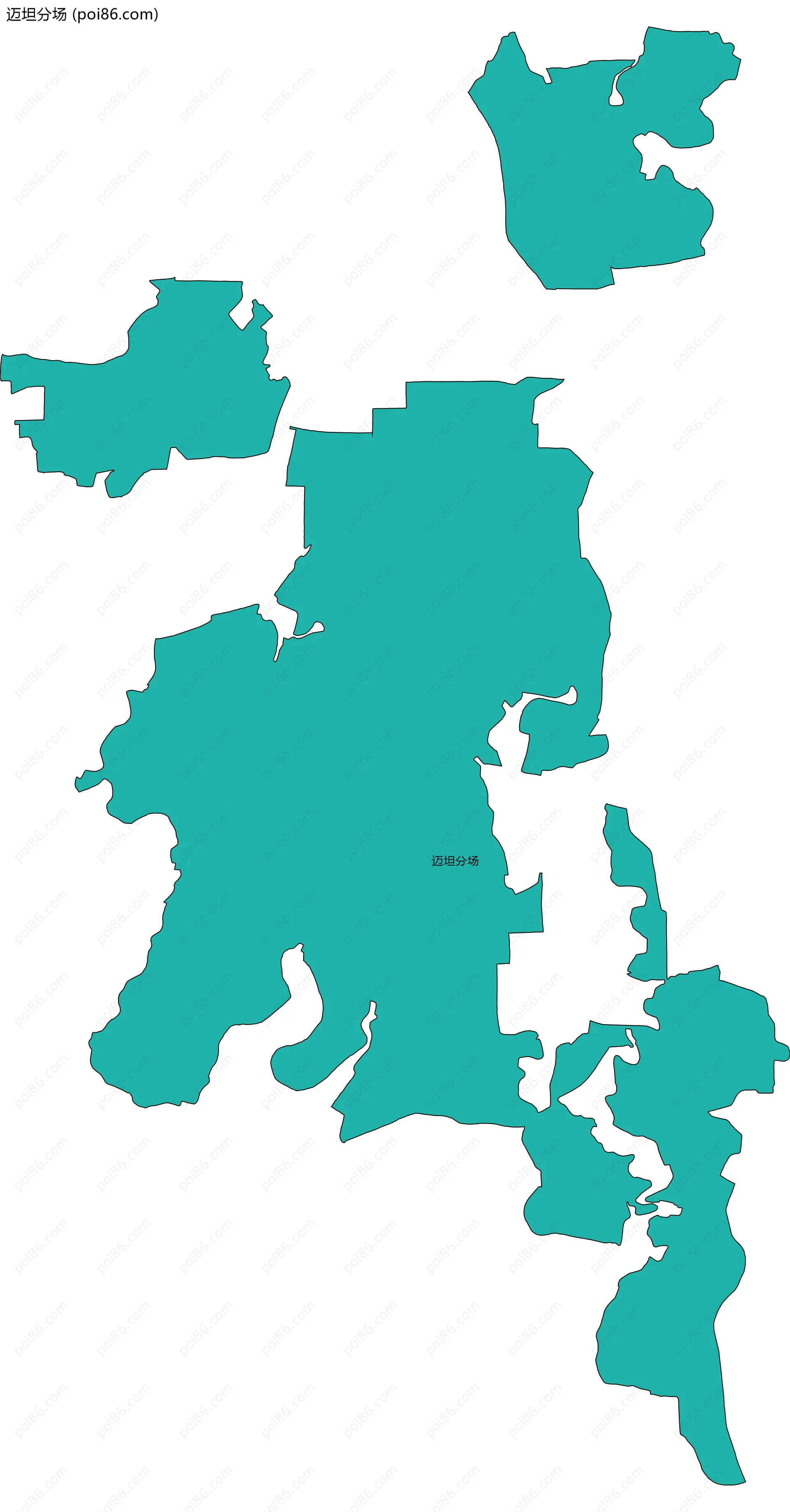 迈坦分场边界地图