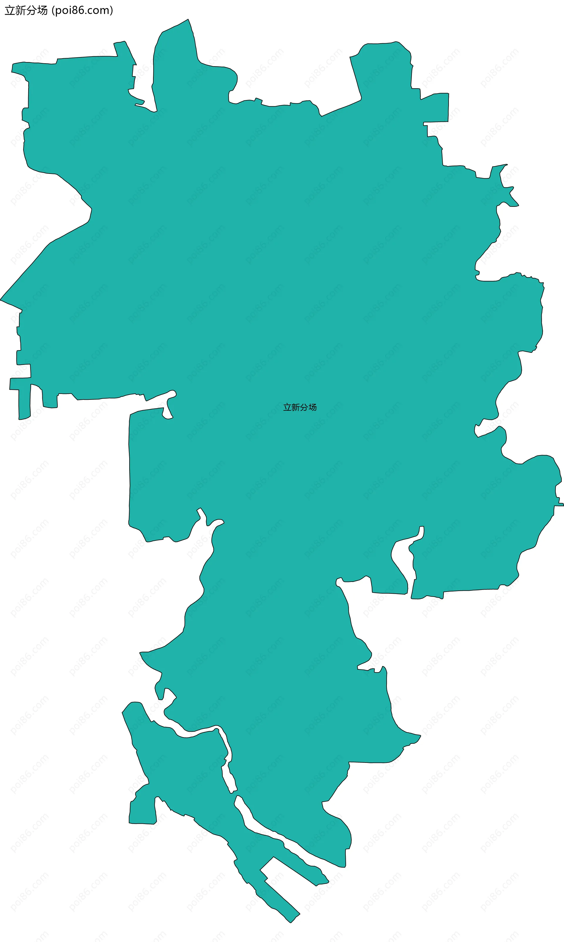 立新分场边界地图