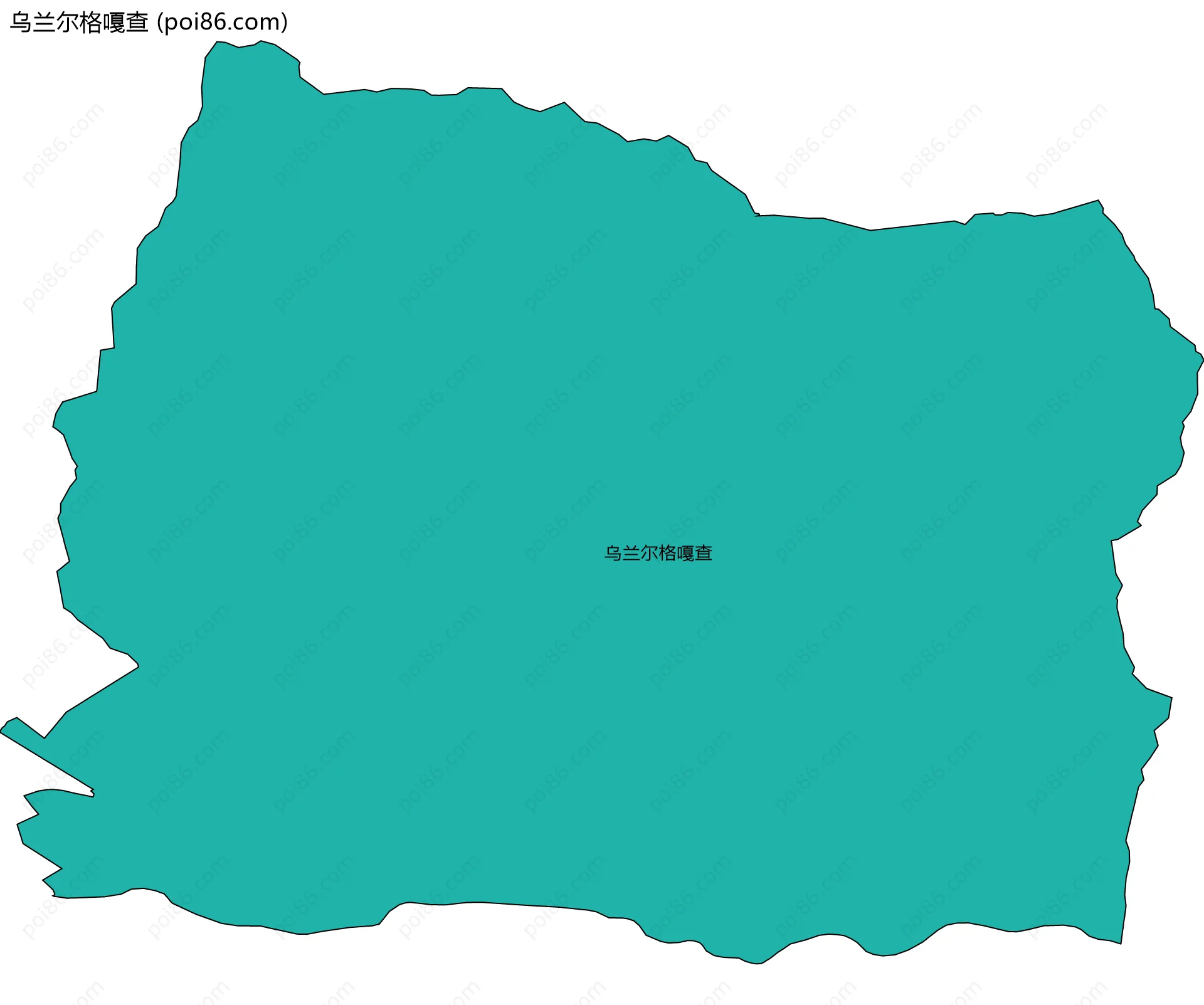 乌兰尔格嘎查边界地图