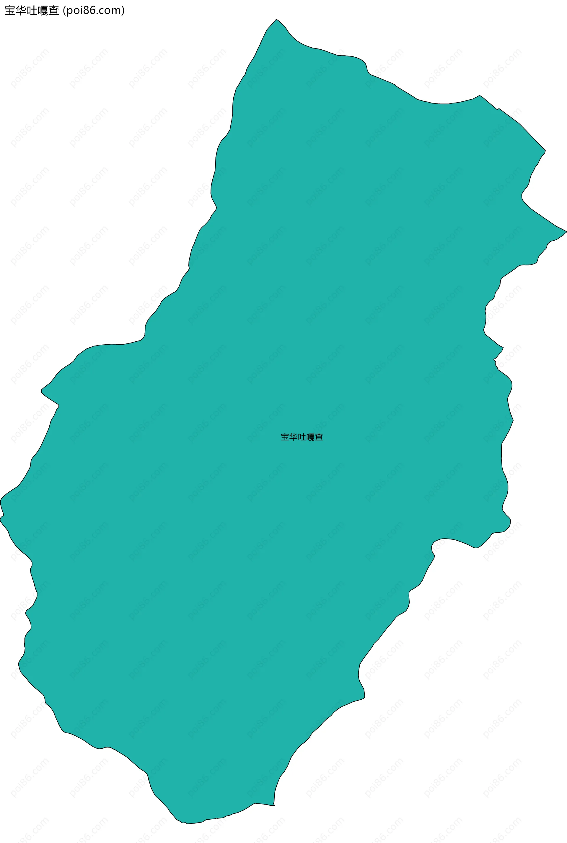 宝华吐嘎查边界地图