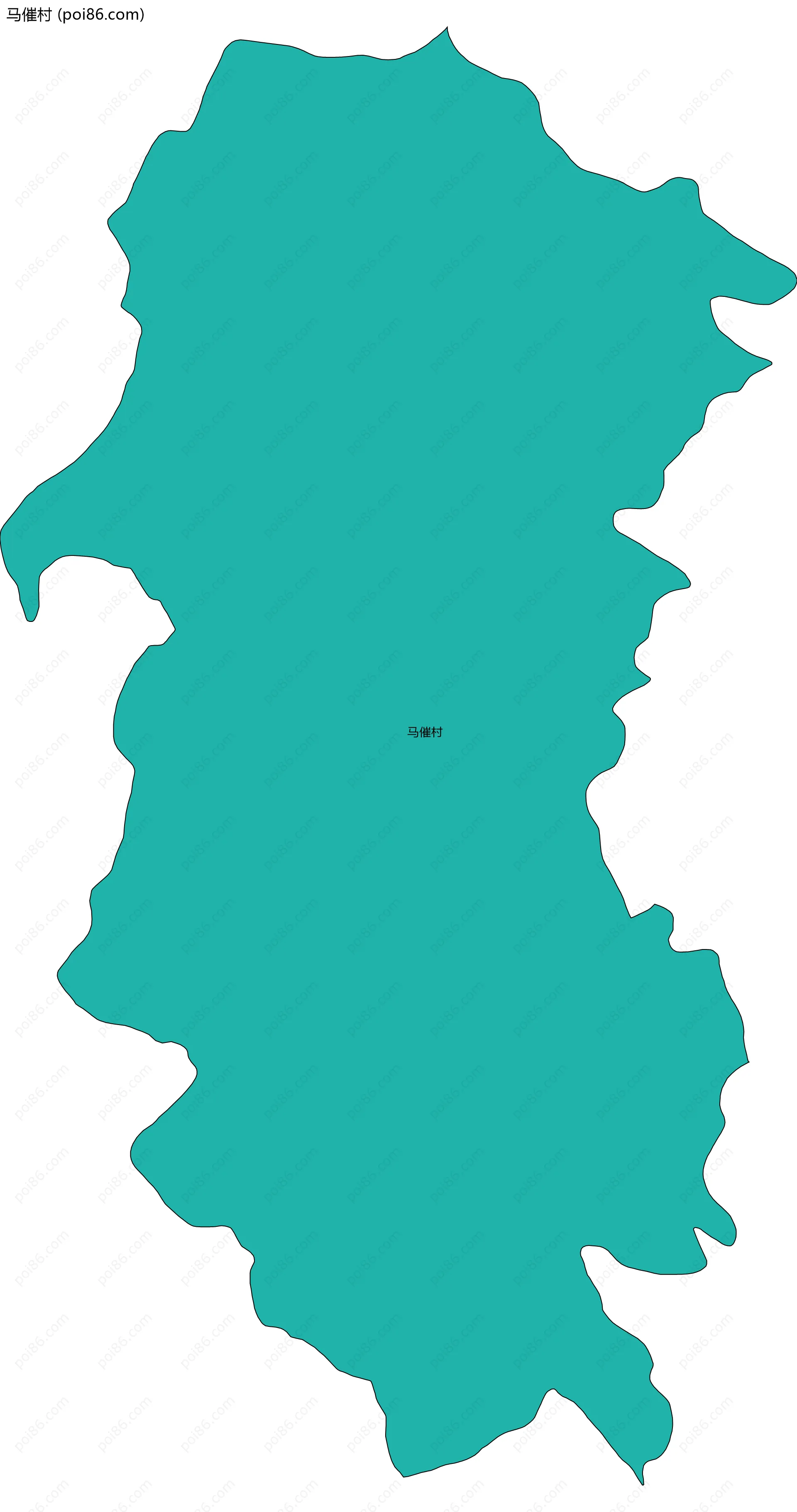 马催村边界地图