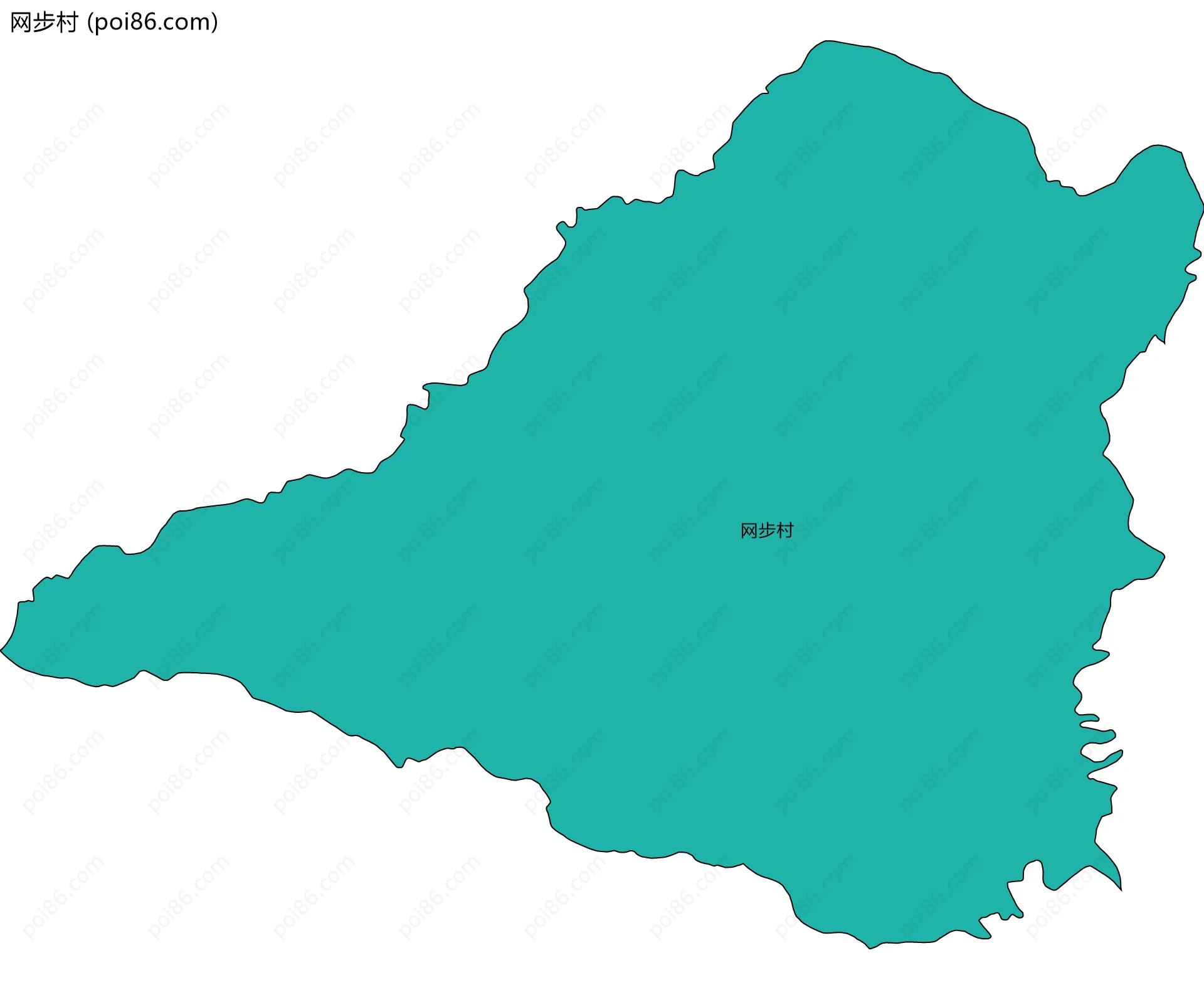 网步村边界地图