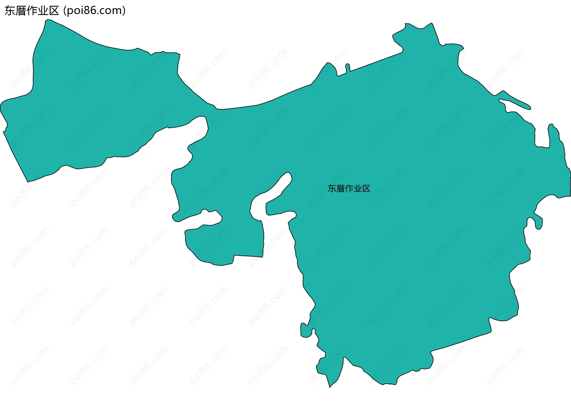 东厝作业区边界地图
