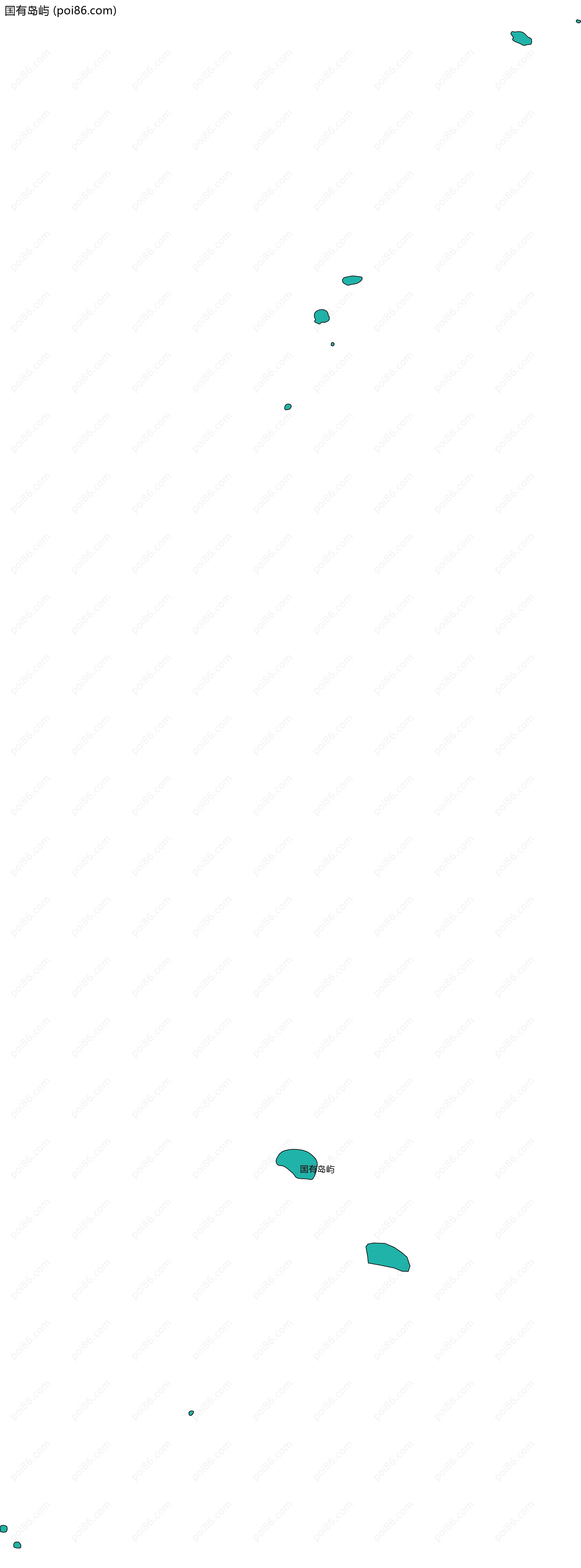 国有岛屿边界地图