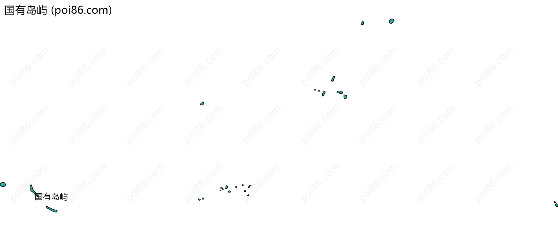 国有岛屿边界地图