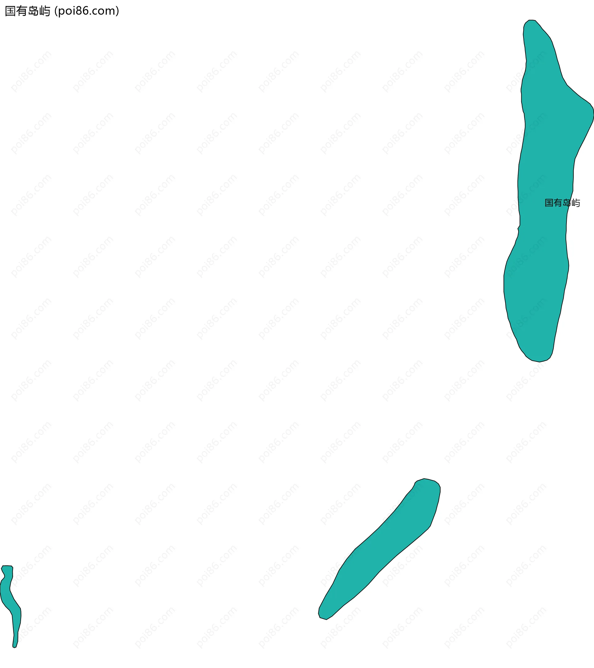 国有岛屿边界地图
