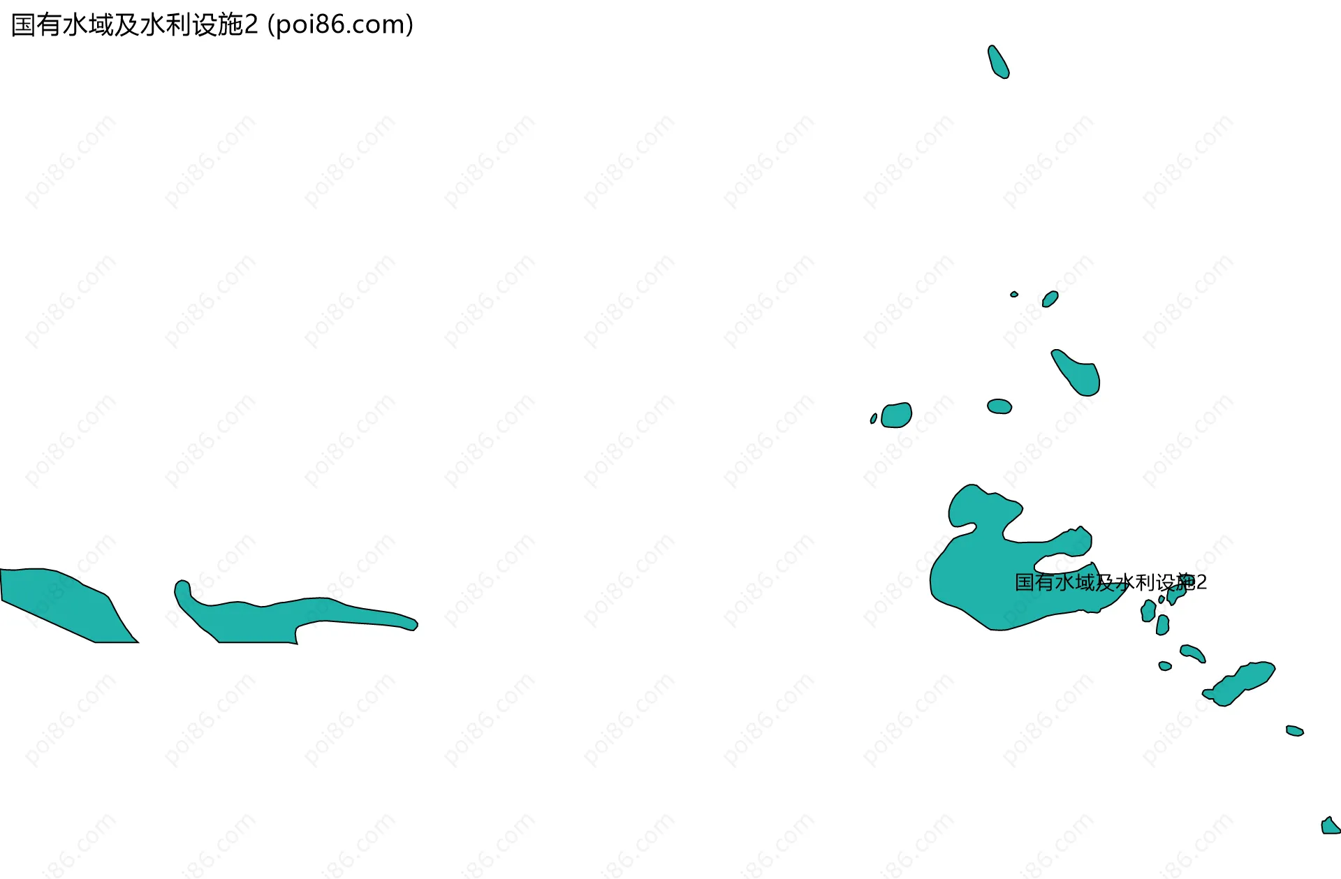 国有水域及水利设施2边界地图