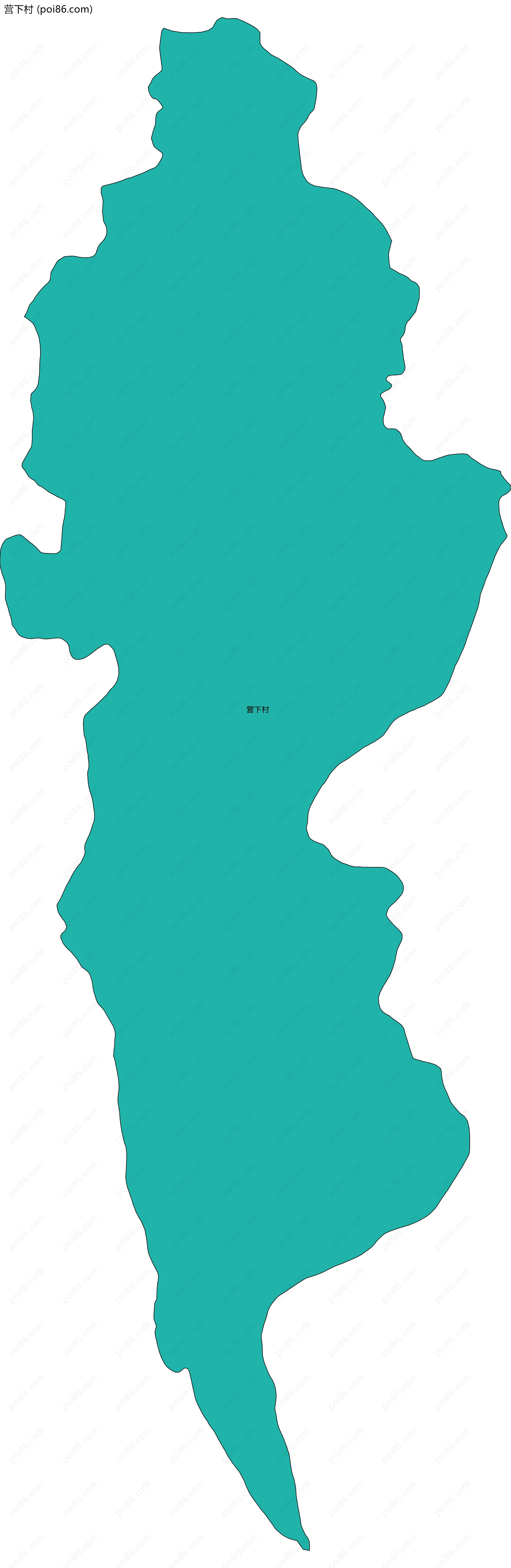 营下村边界地图