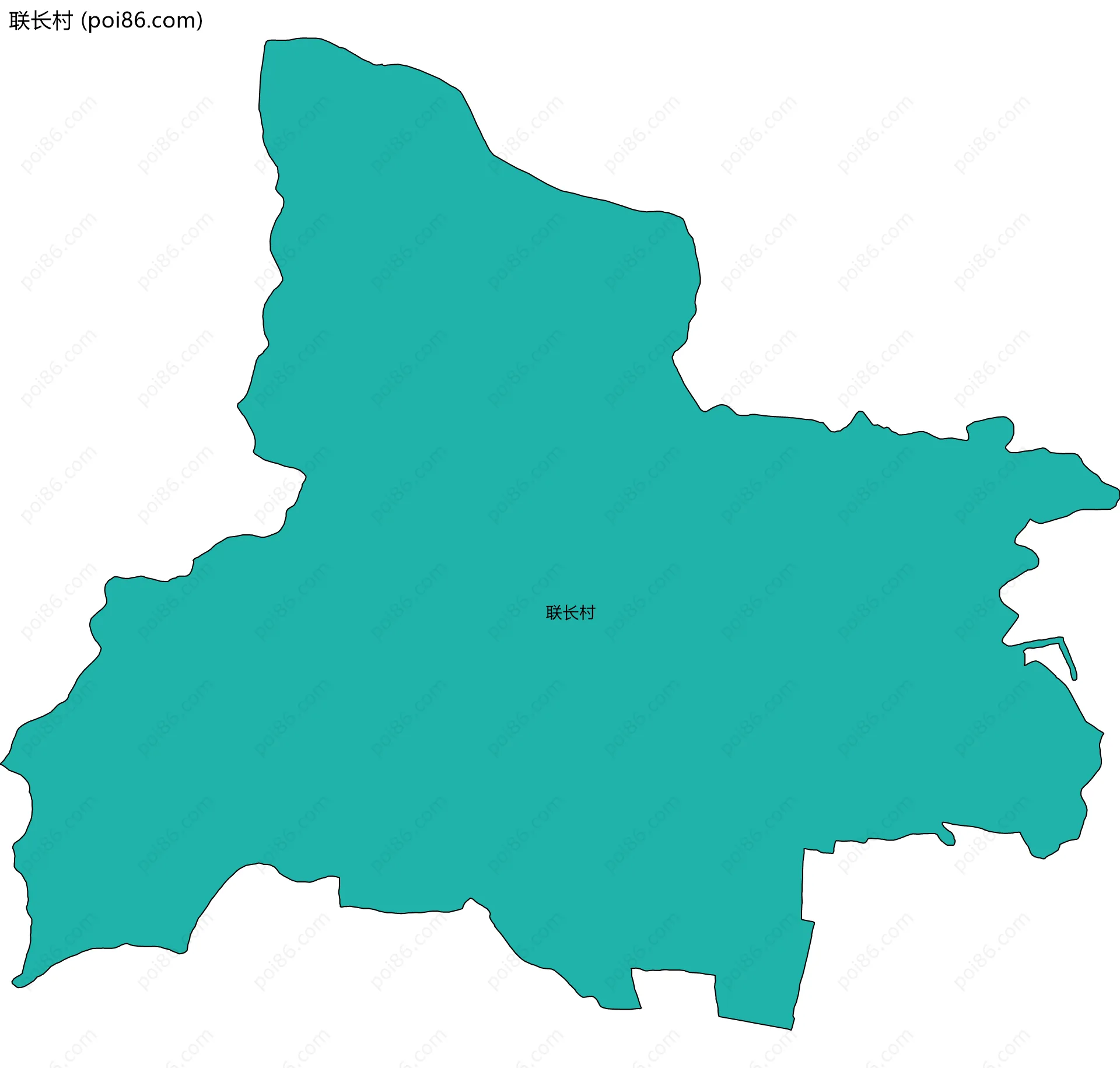 联长村边界地图