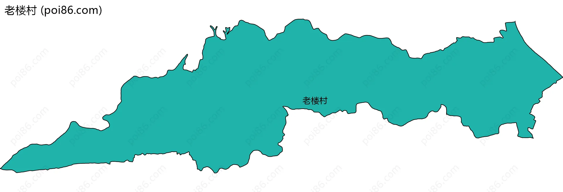 老楼村边界地图