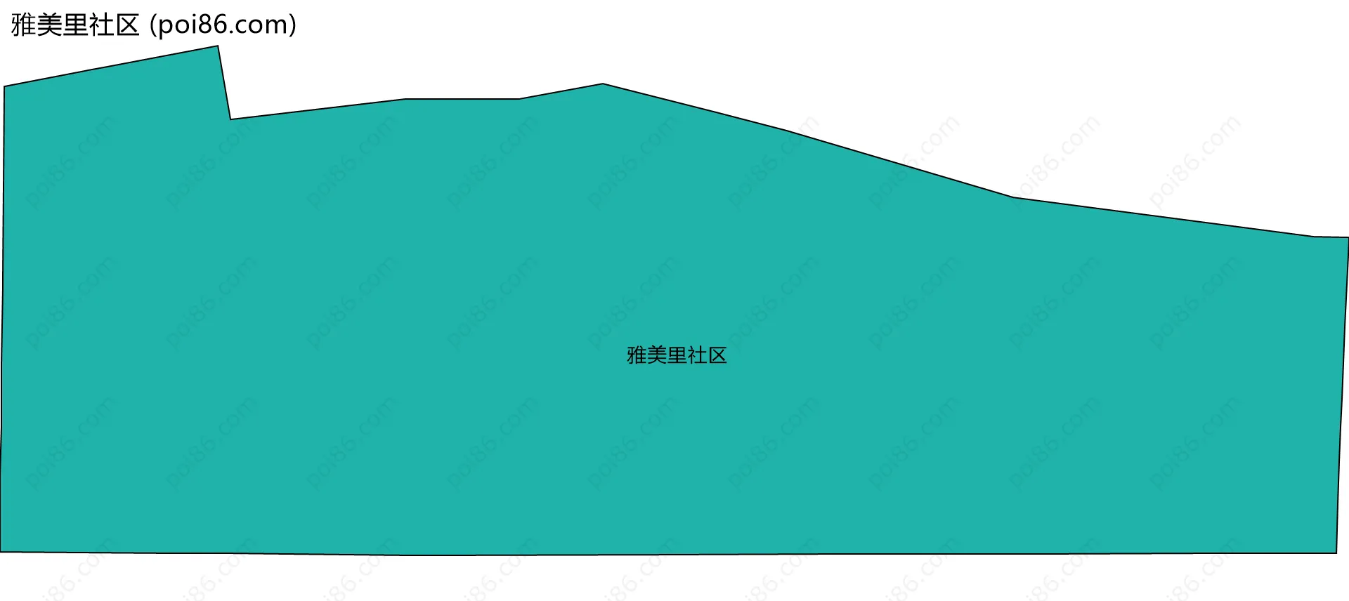 雅美里社区边界地图