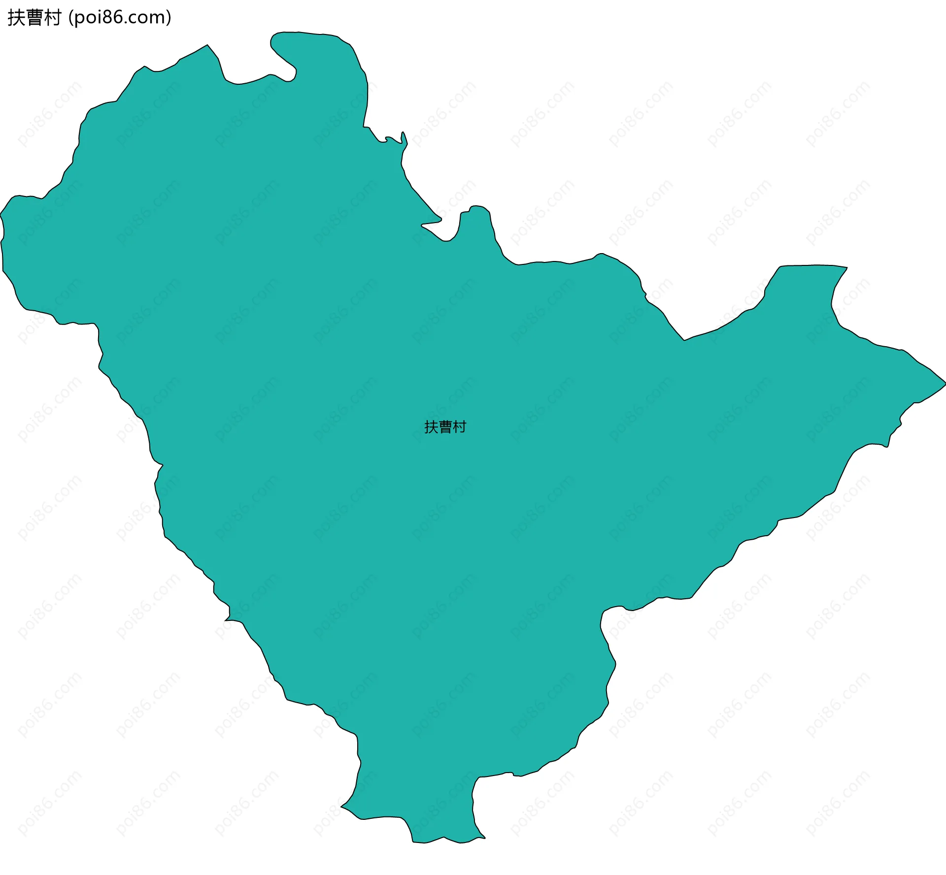 扶曹村边界地图