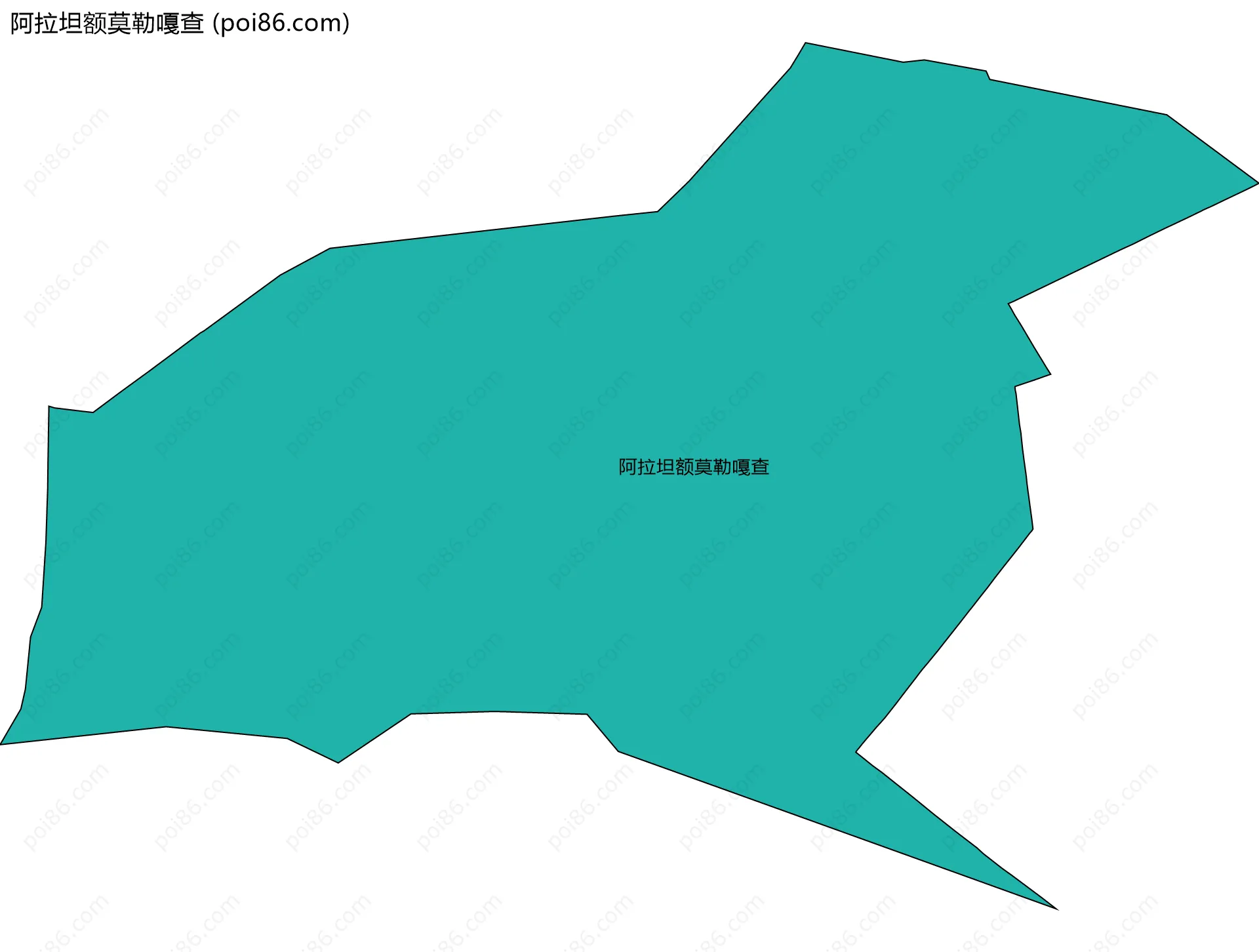 阿拉坦额莫勒嘎查边界地图
