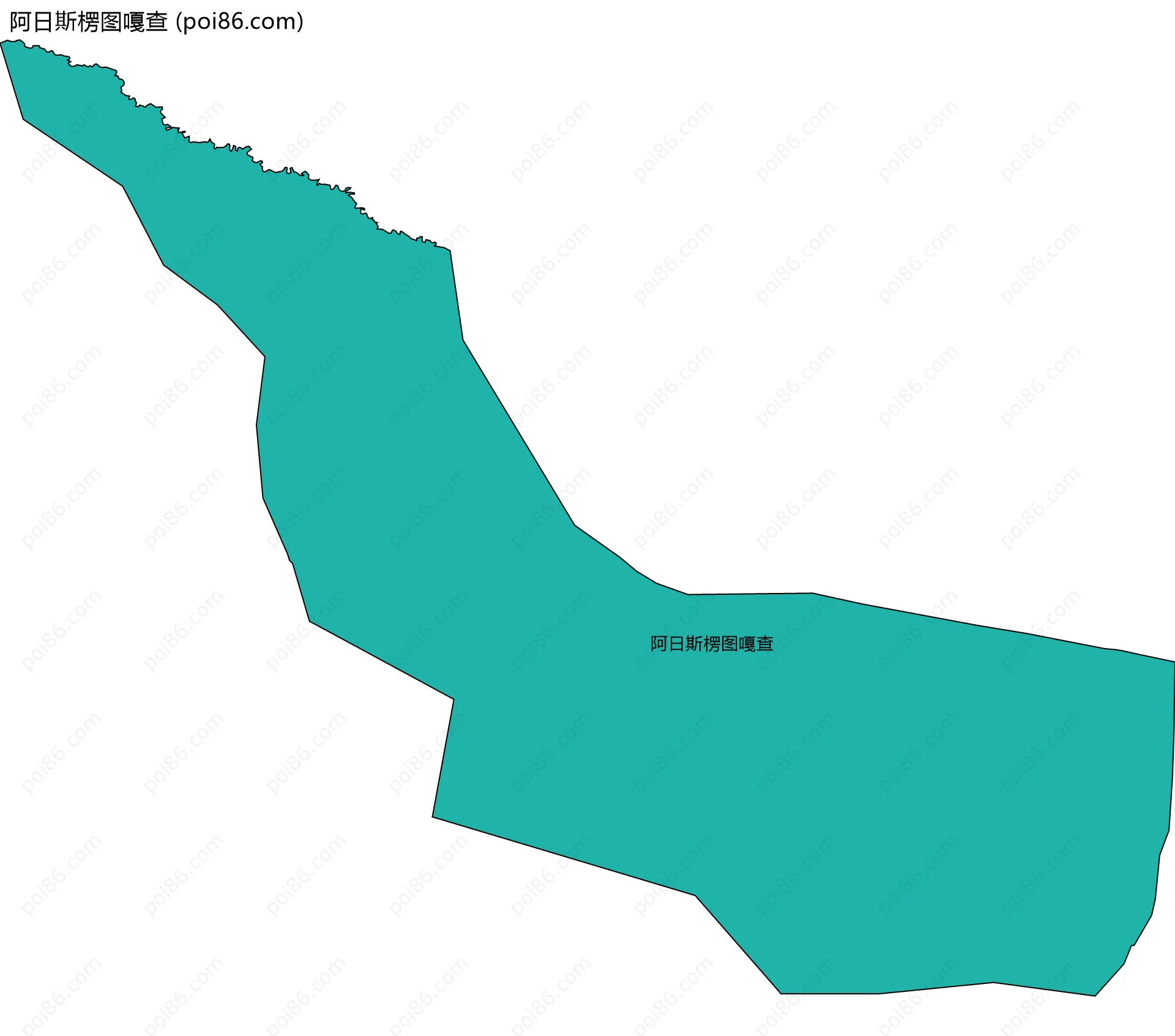 阿日斯楞图嘎查边界地图