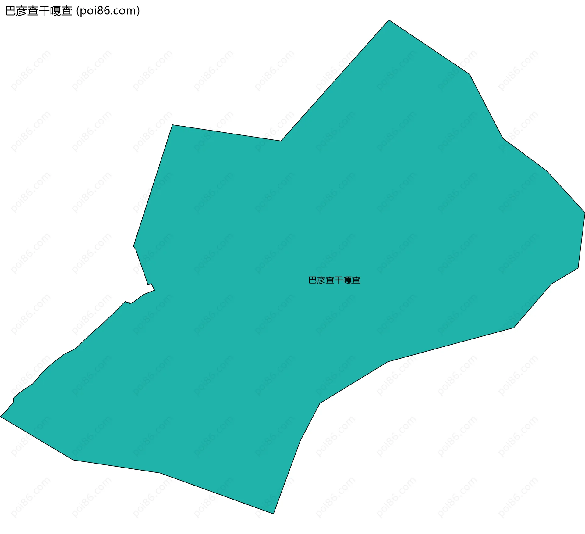 巴彦查干嘎查边界地图