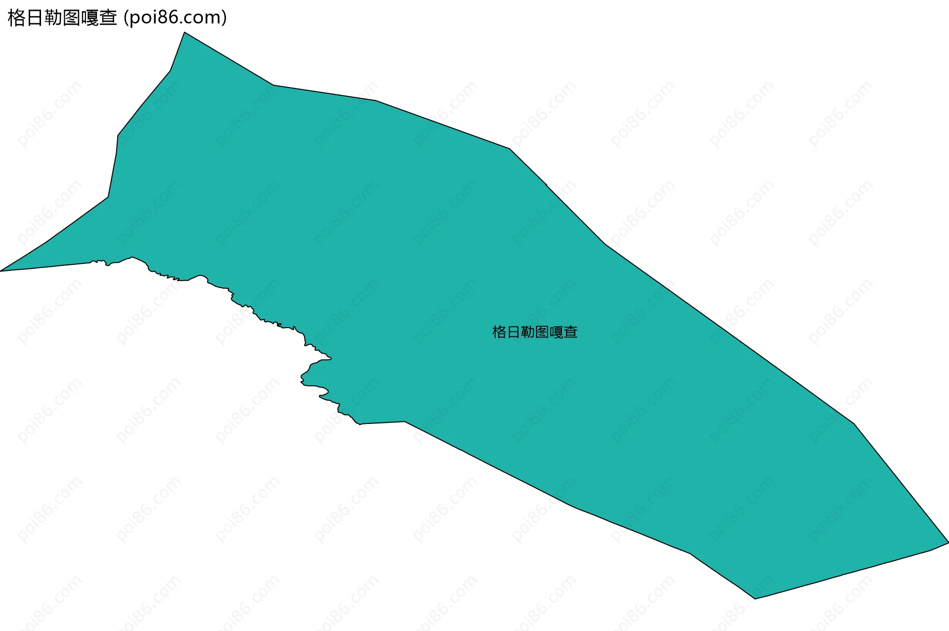 格日勒图嘎查边界地图