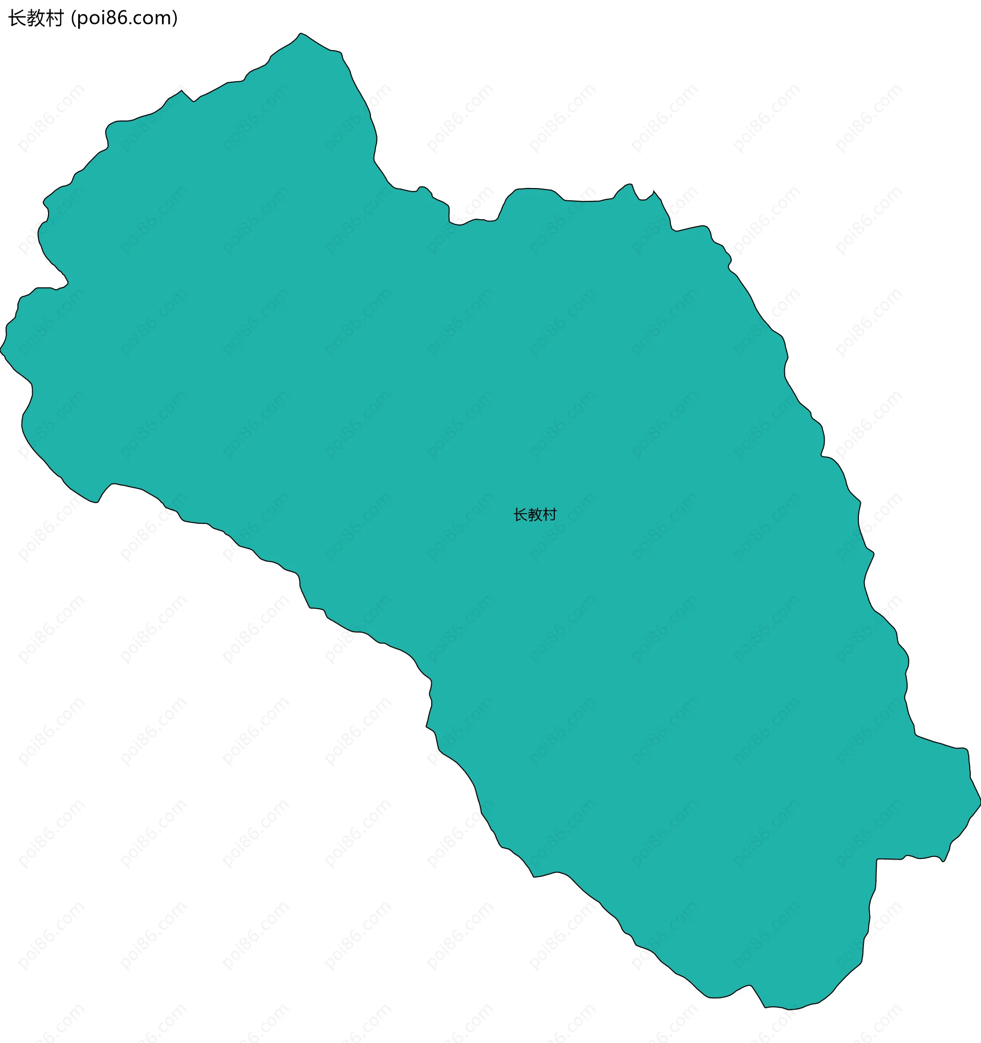 长教村边界地图